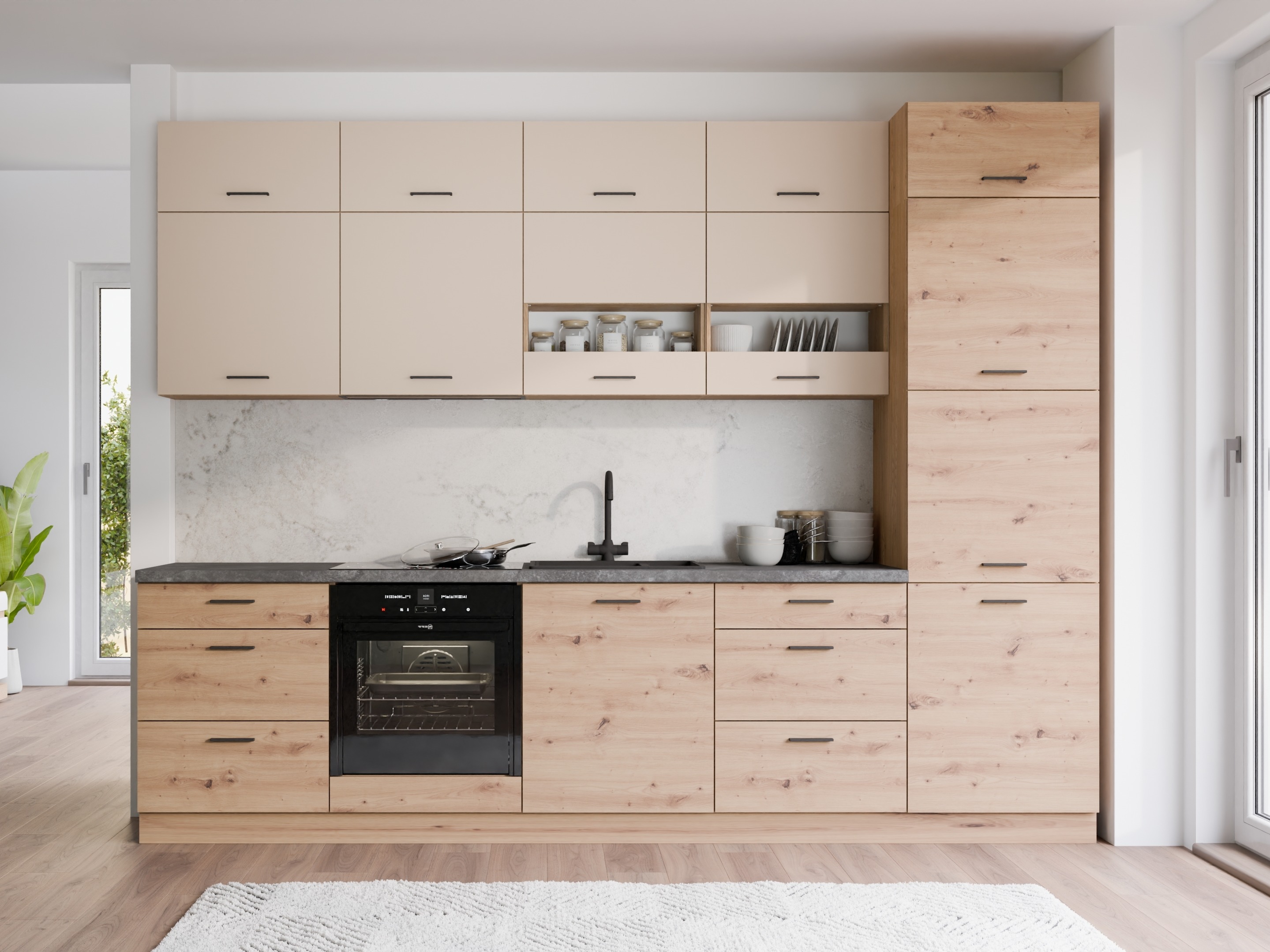 Conjunto de cocina modular Ati Cahsmere Artisan 100