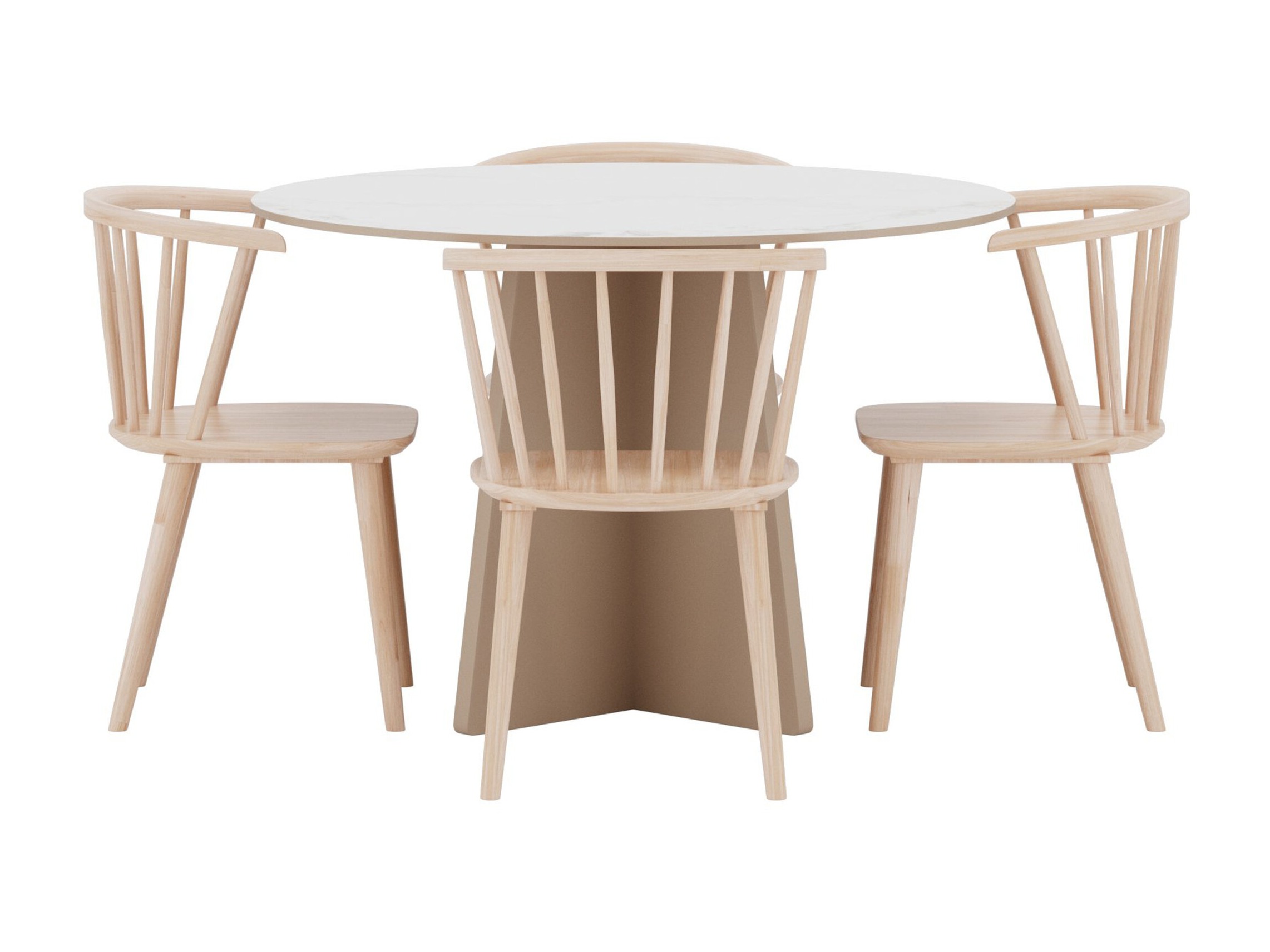 Conjunto de mesas y sillas para comedor Dallas 5357