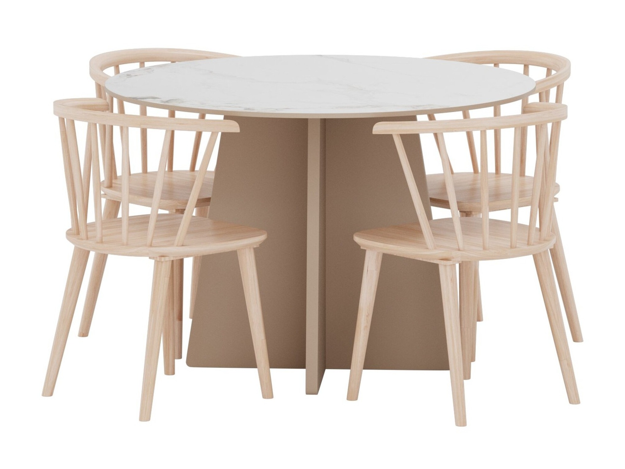 Conjunto de mesas y sillas para comedor Dallas 5357