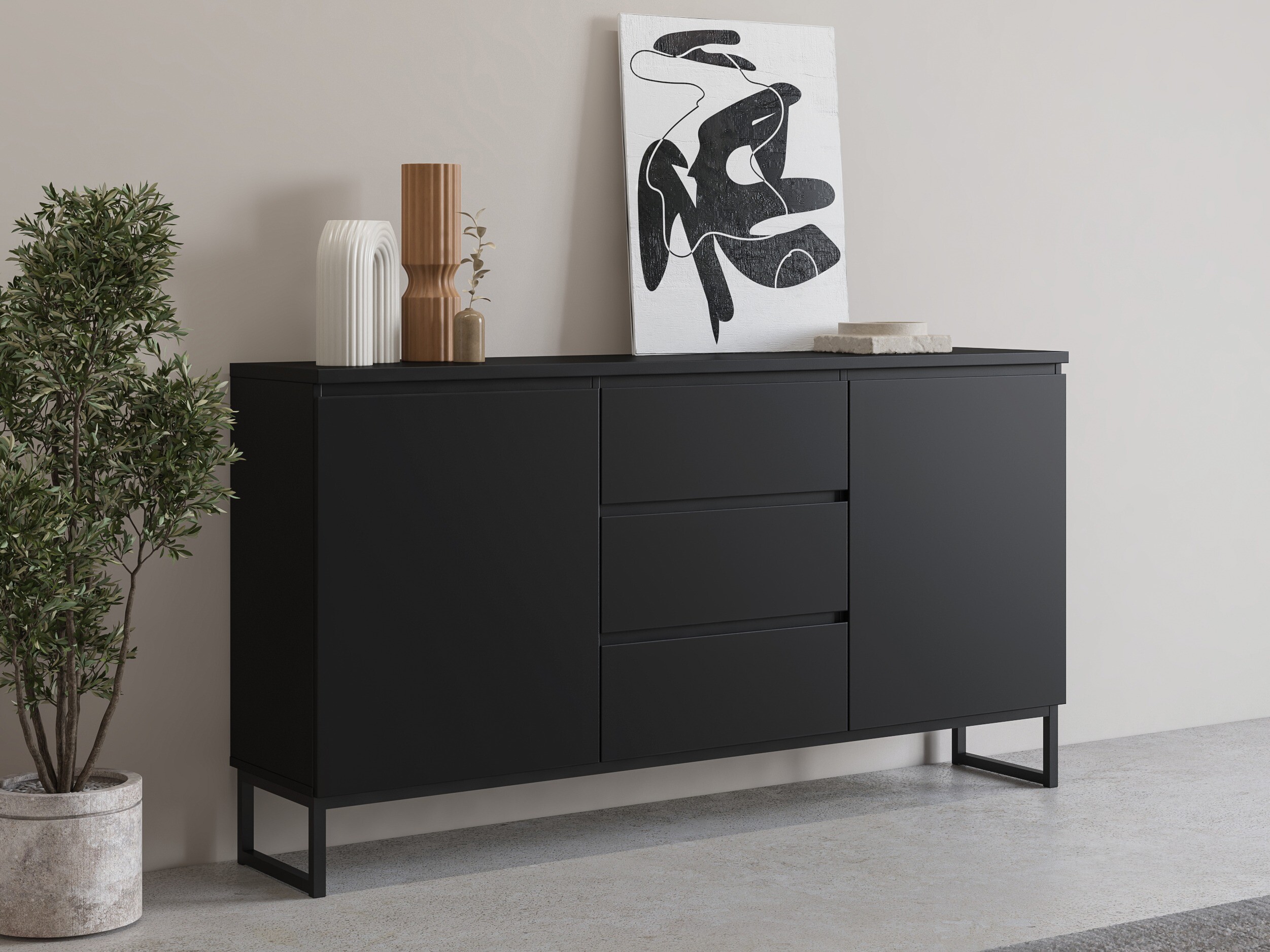 Cómoda Velsora 102 (Negro)
