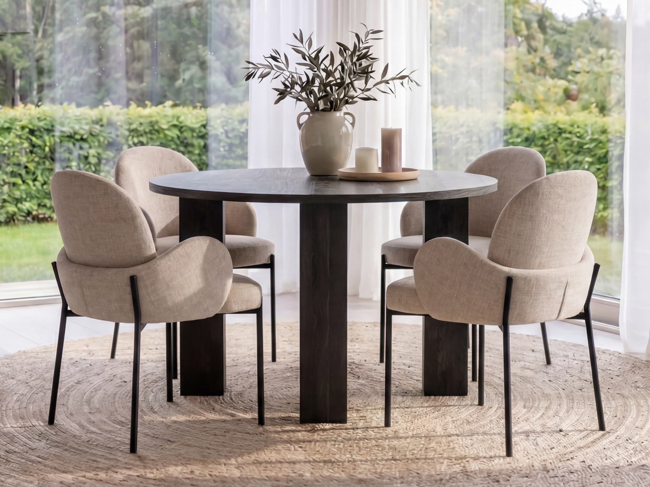 Conjunto de mesas y sillas para comedor Dallas 5363