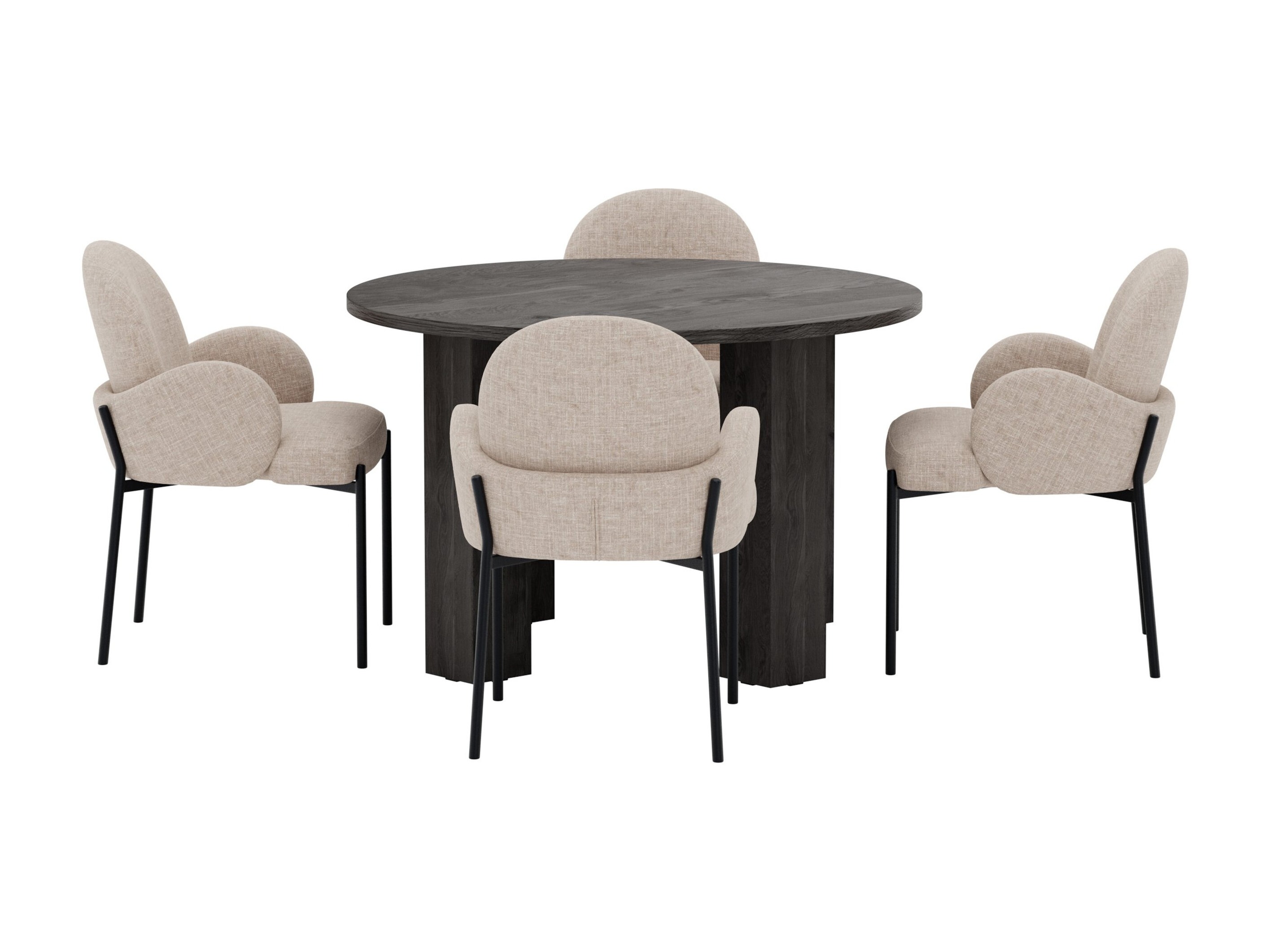 Conjunto de mesas y sillas para comedor Dallas 5363