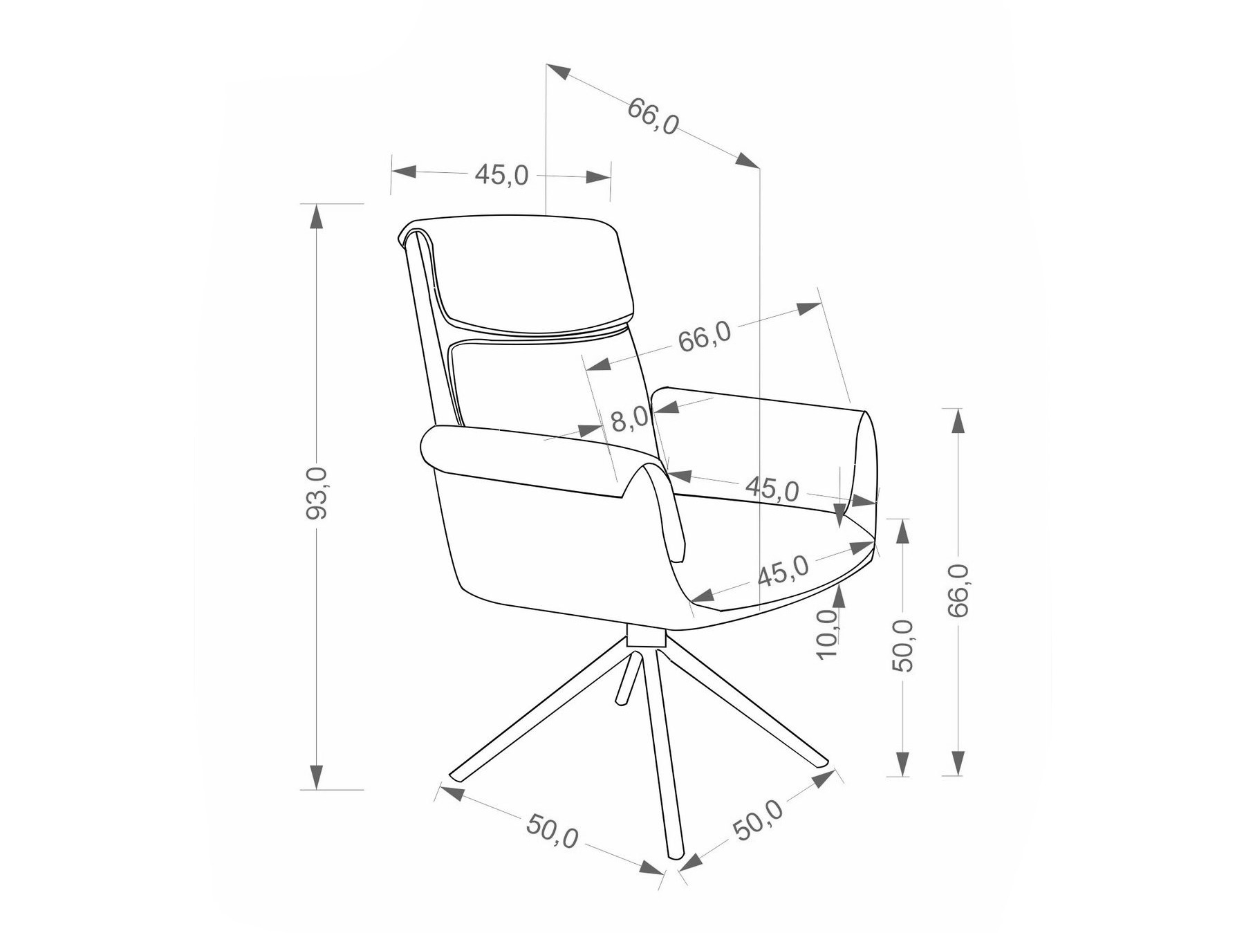 Silla Houston 2205 (Baltimore 05 + Negro)