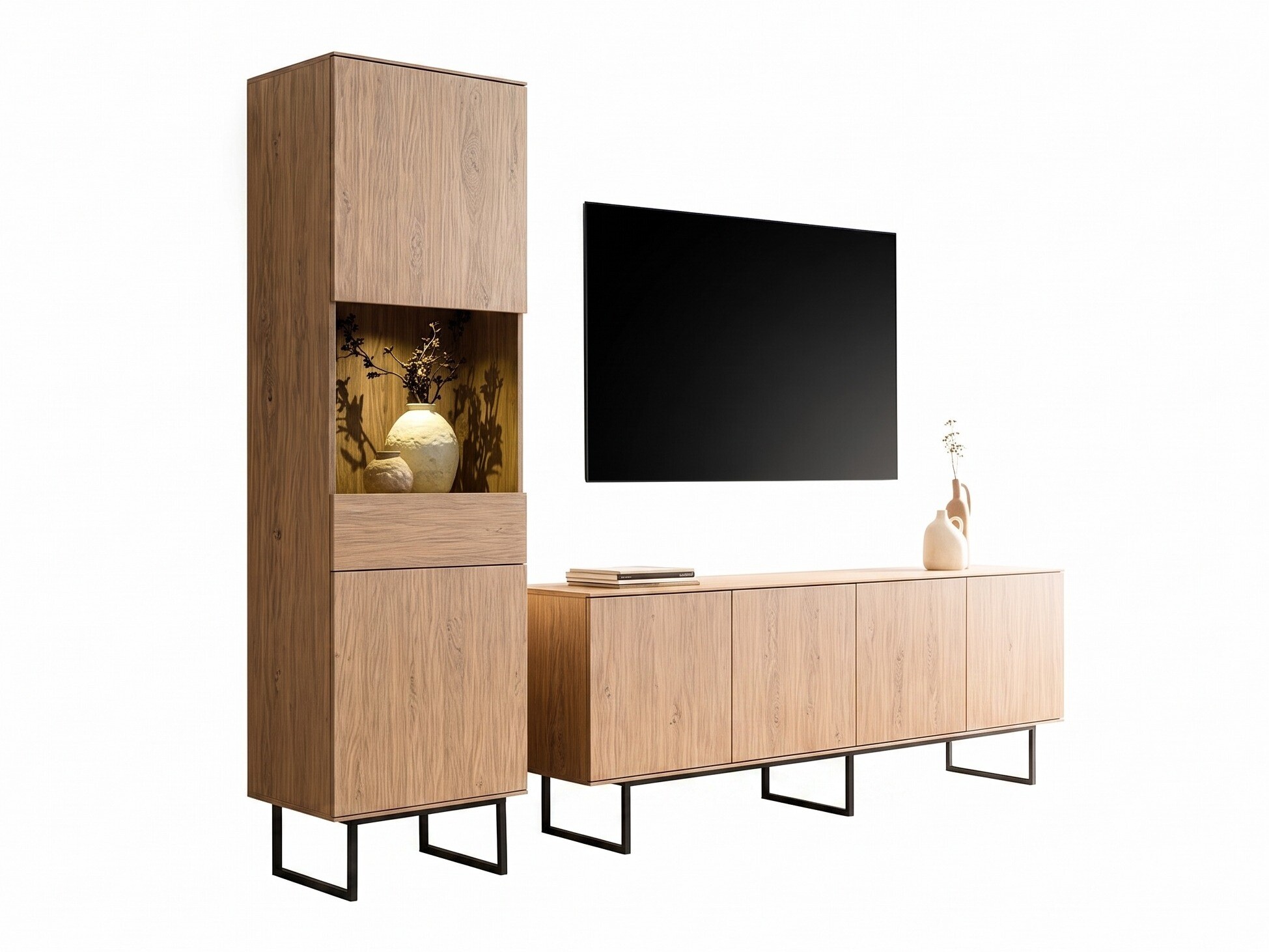 Conjunto de salón Bentesa 120 (Roble)