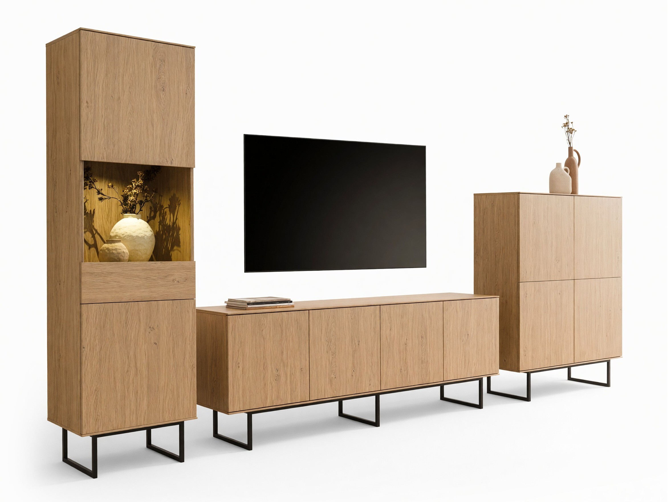 Conjunto de salón Bentesa 120 (Roble)