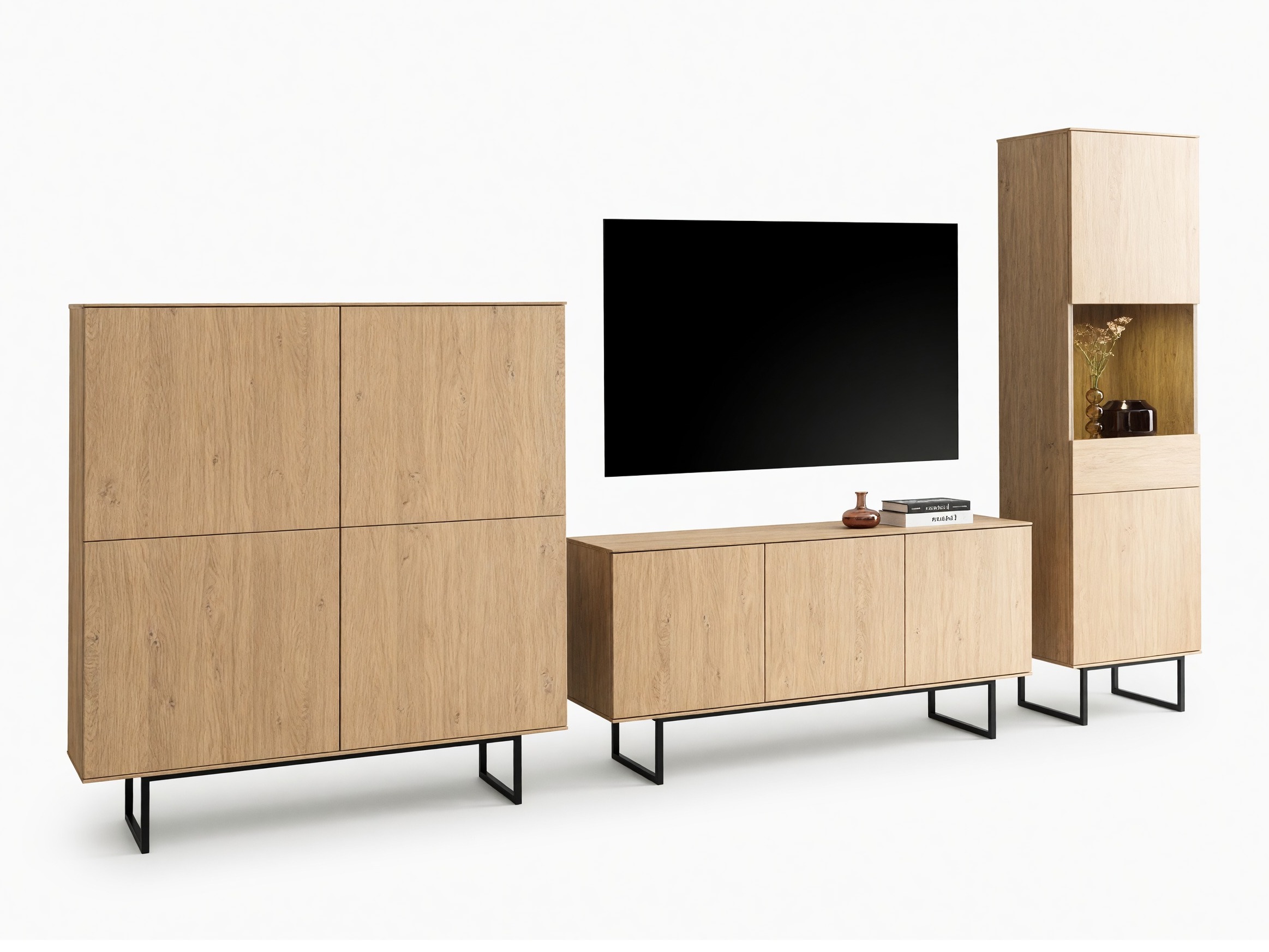 Conjunto de salón Bentesa 125 (Roble)