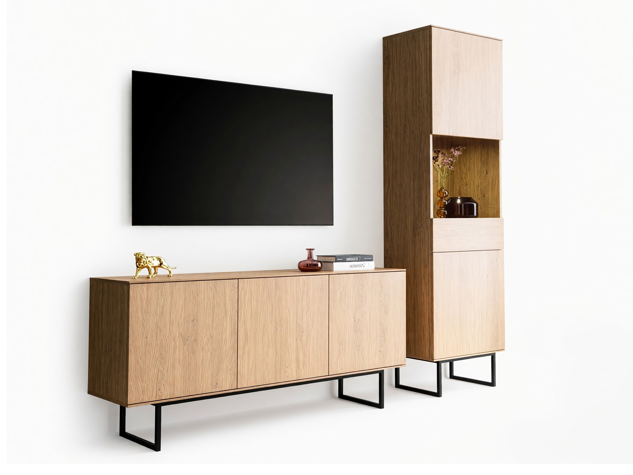 Conjunto de salón Bentesa 125 (Roble)