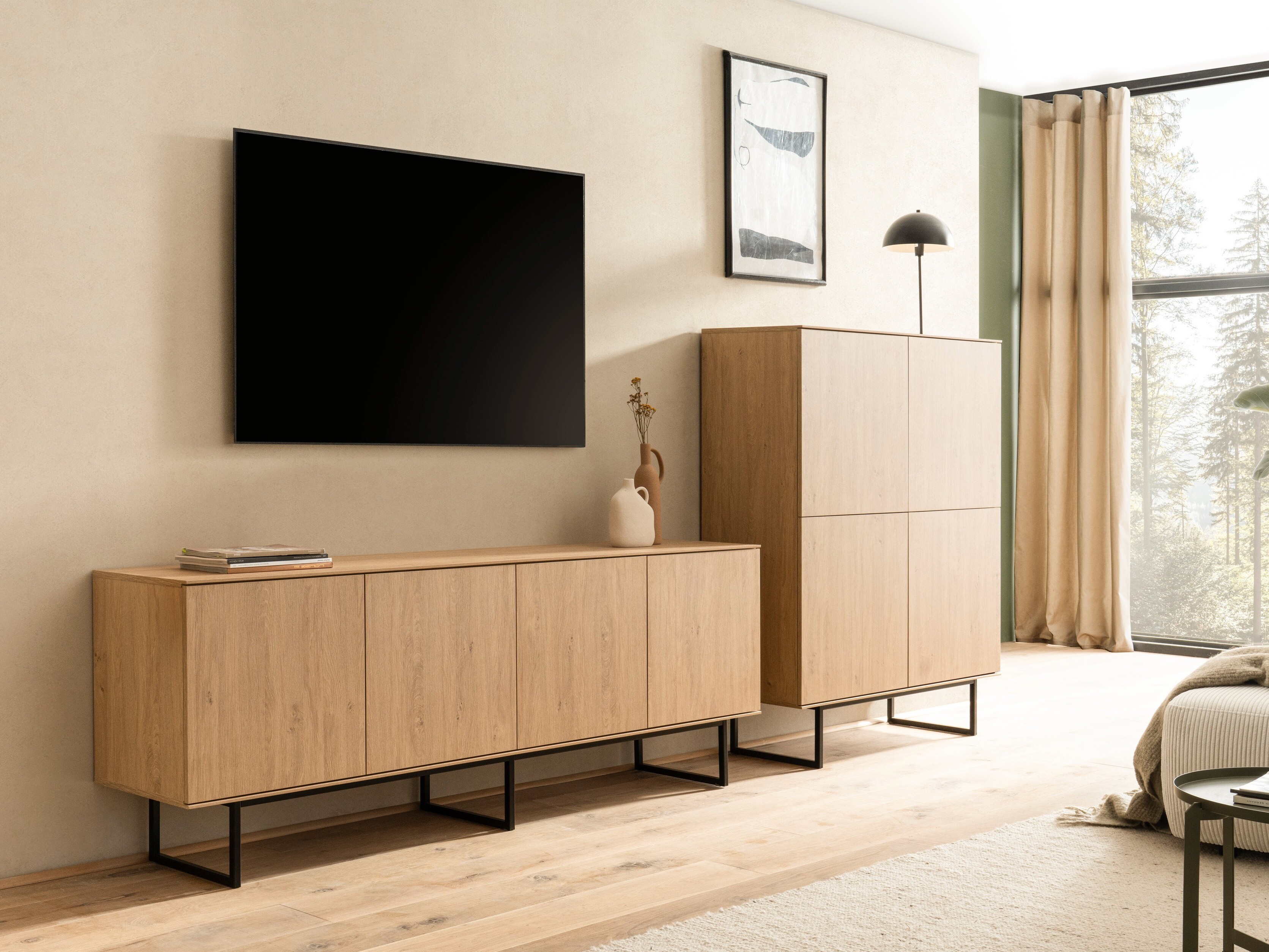 Conjunto de salón Bentesa 126 (Roble)