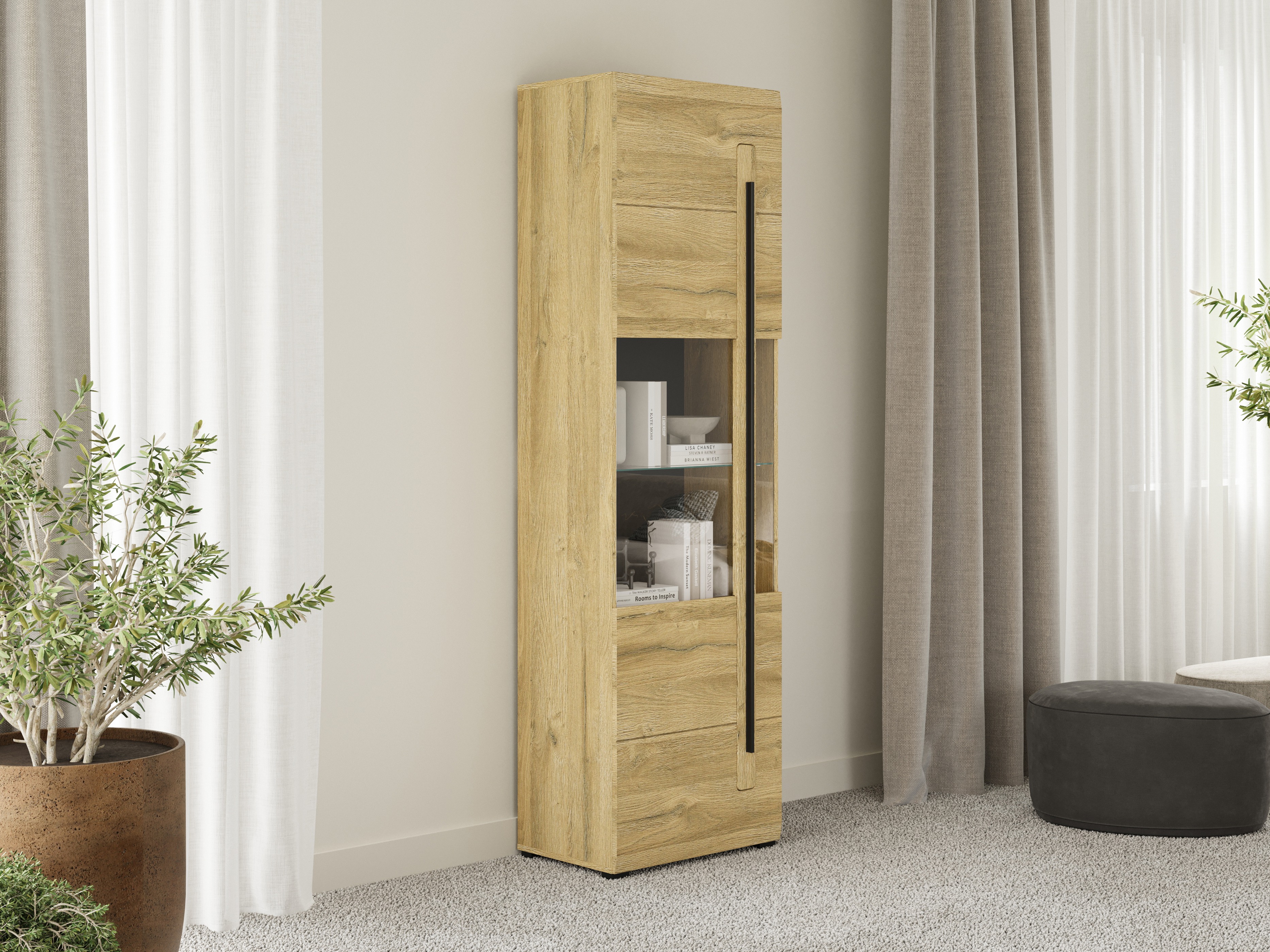 Estantería Ophsalu 110 (Roble nieto)