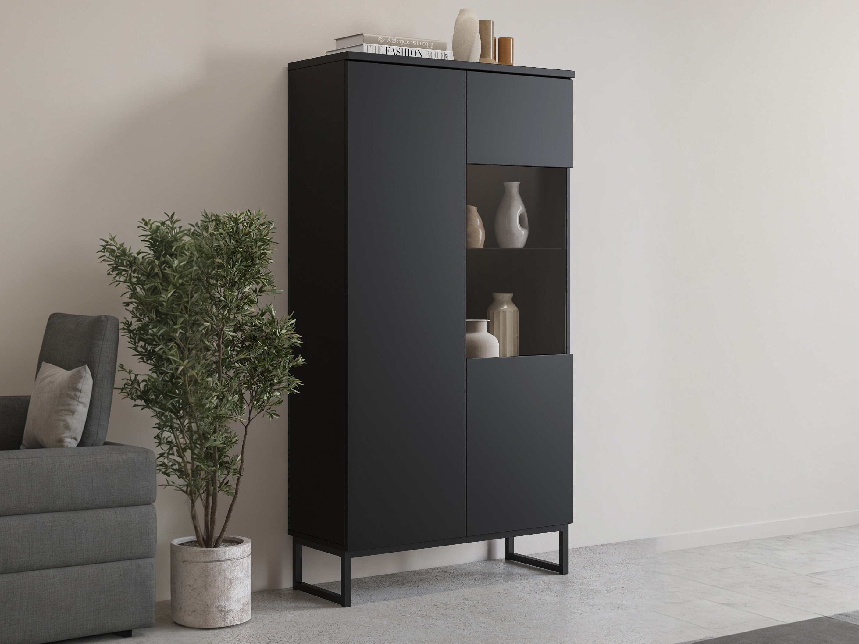 Estantería Velsora 105 (Negro)