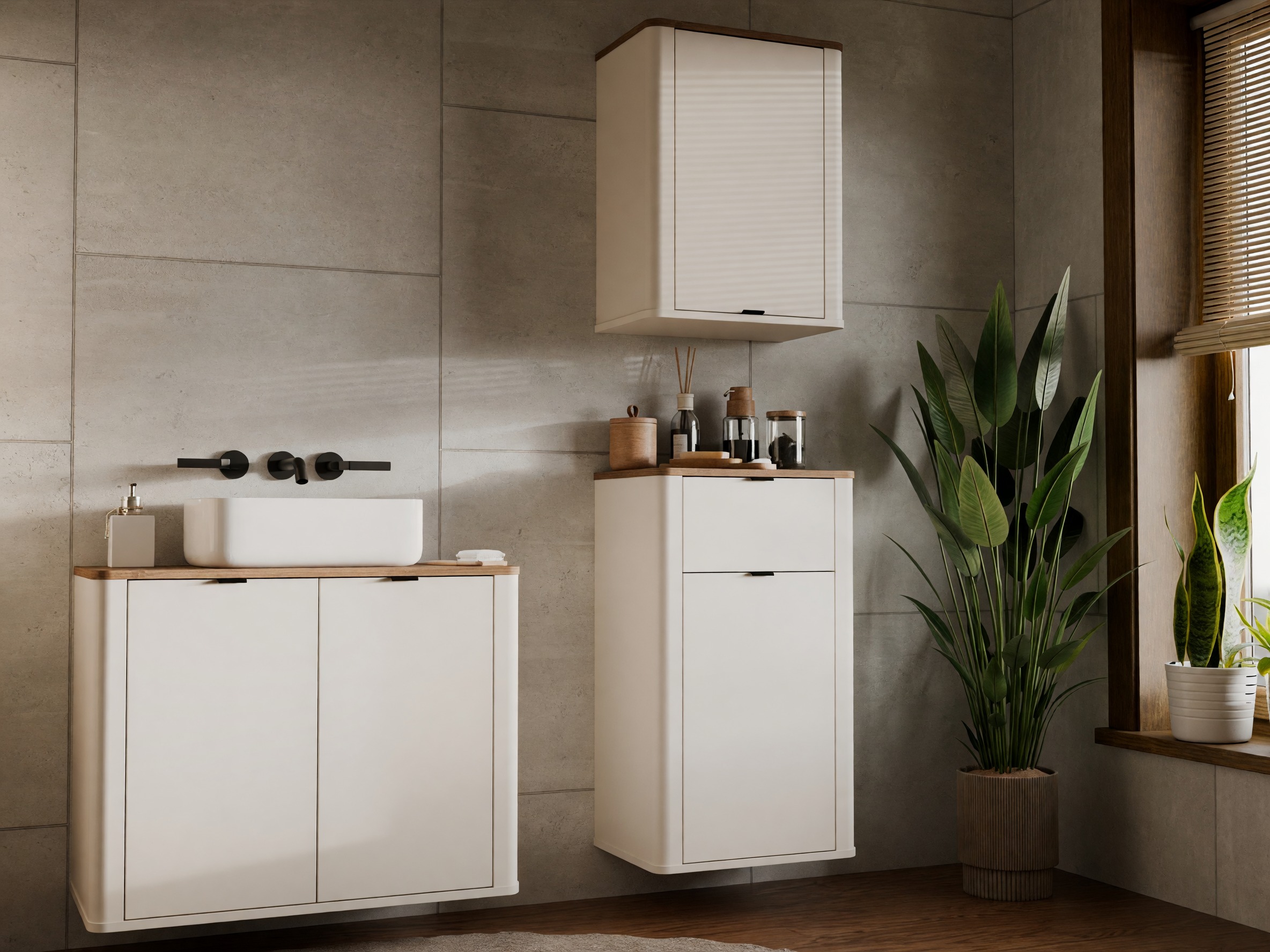 Conjunto de mueble de baño Soavie 114