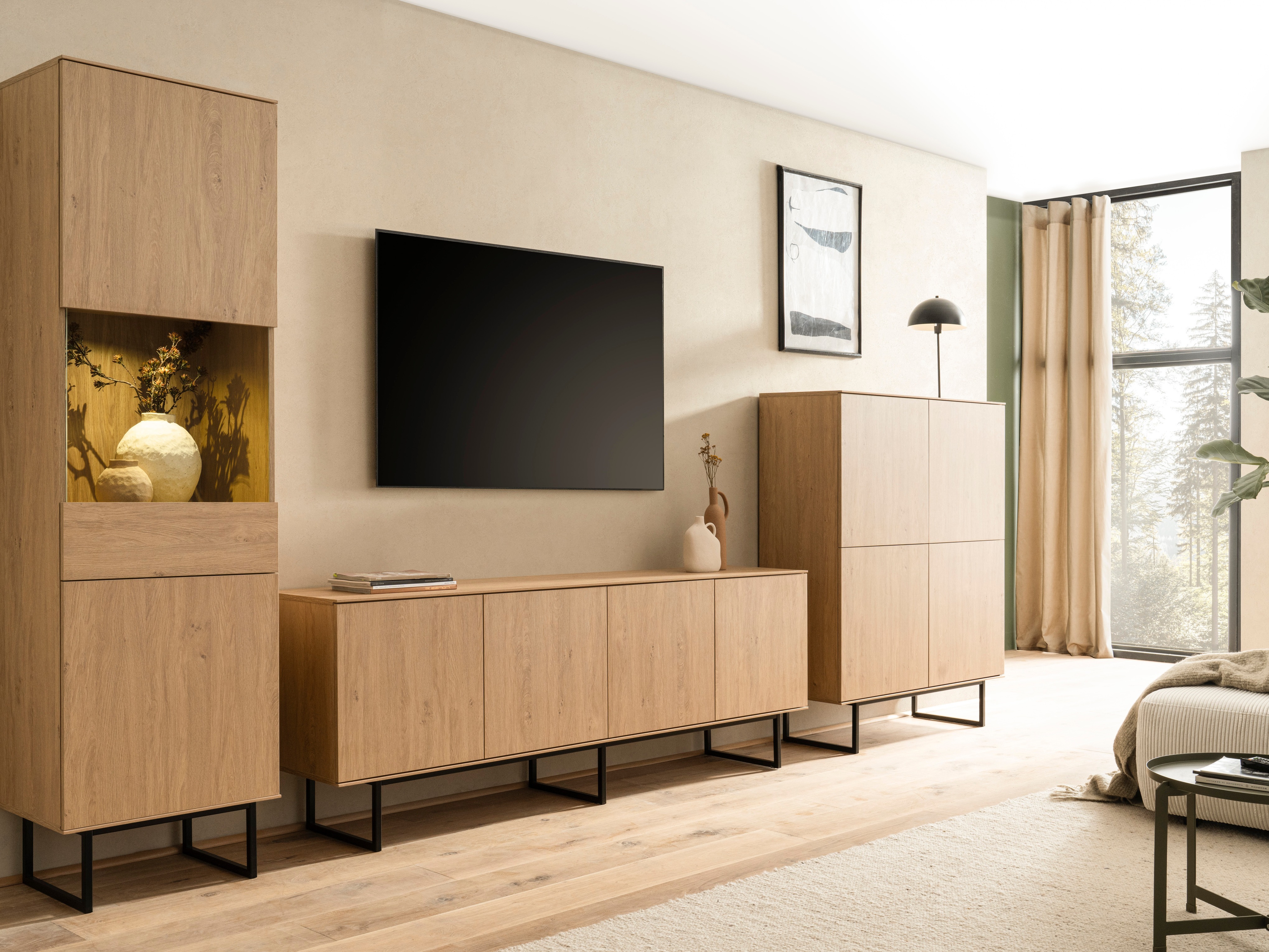 Mueble TV Bentesa 114 (Roble)