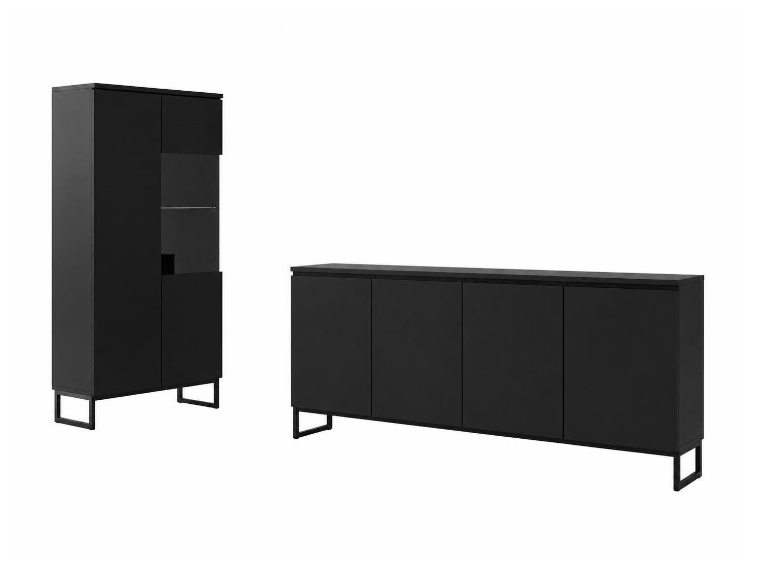 Conjunto de salón Velsora 108 (Negro)