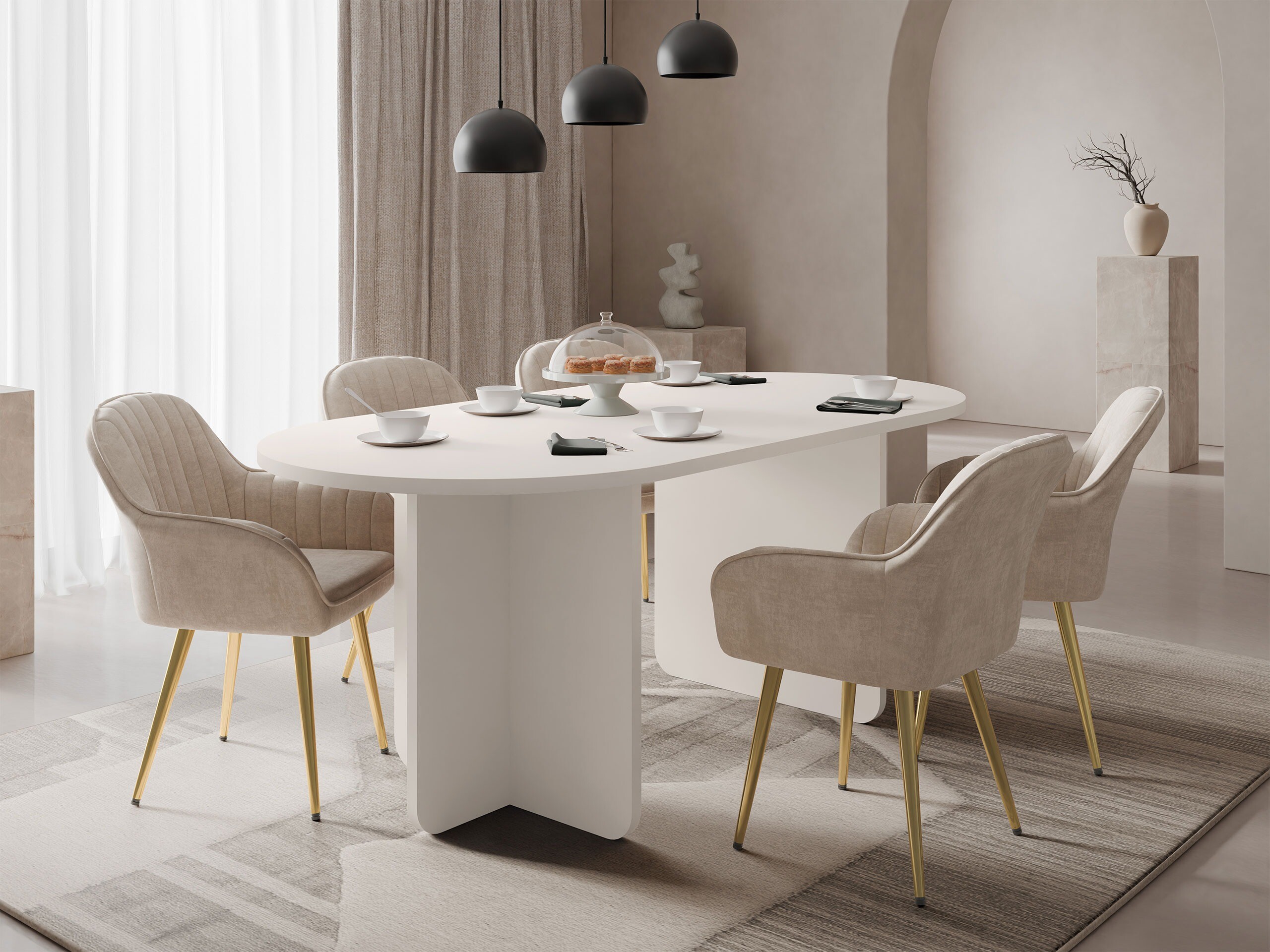 Mesa Comfivo 595 (Beige)