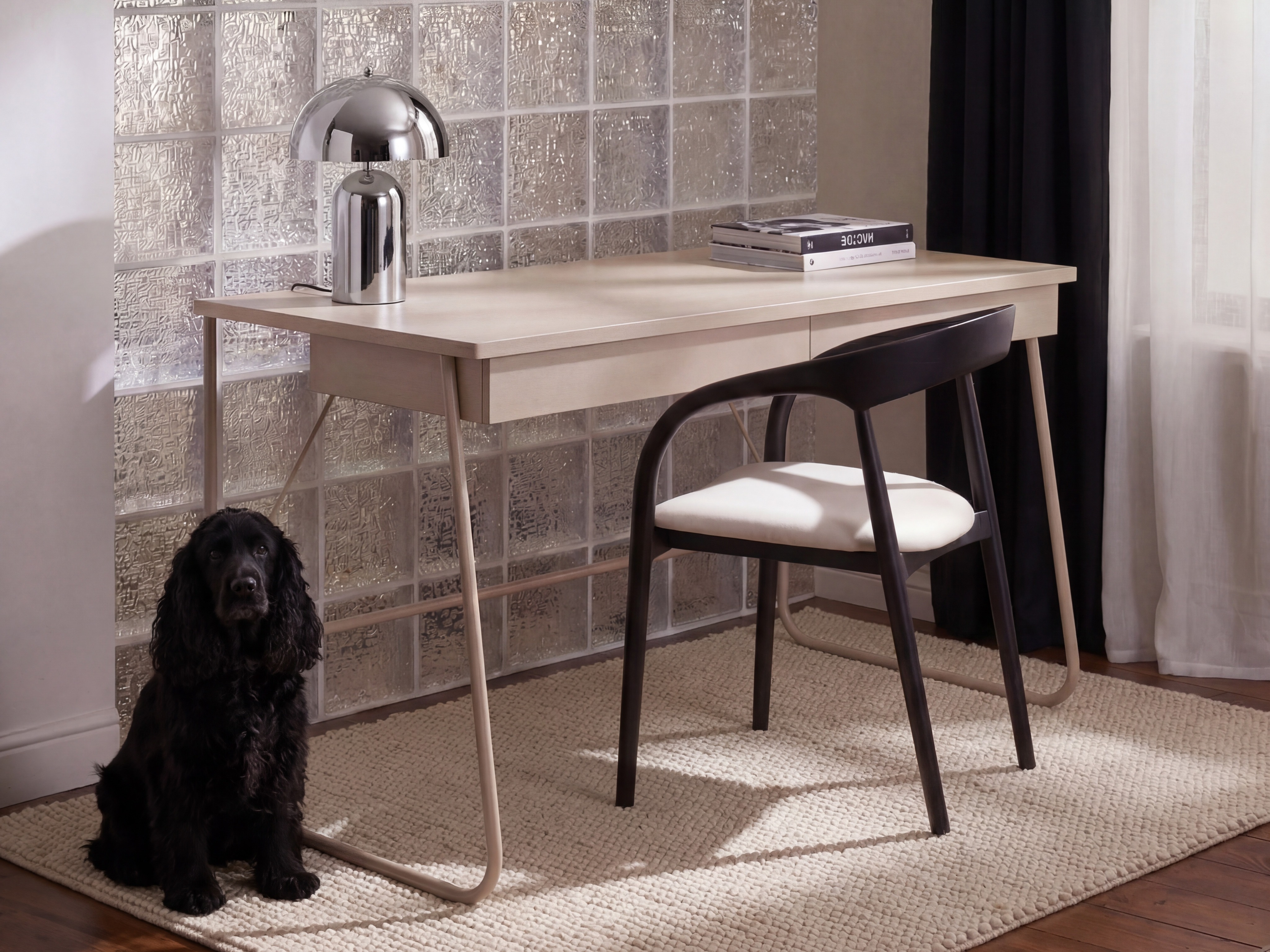 Mesa de oficina Fresno 185 (Beige)
