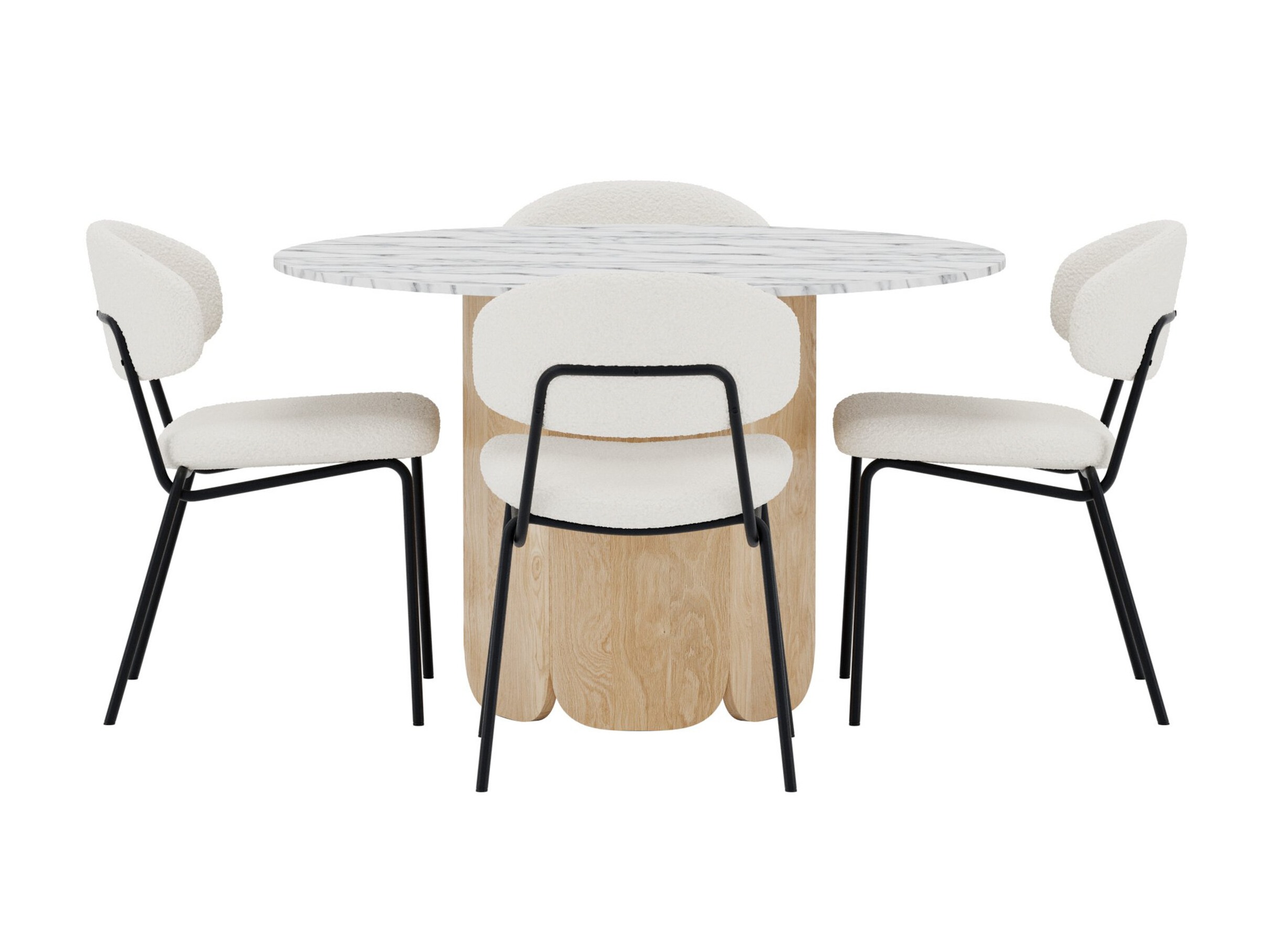Conjunto de mesas y sillas para comedor Dallas 5369