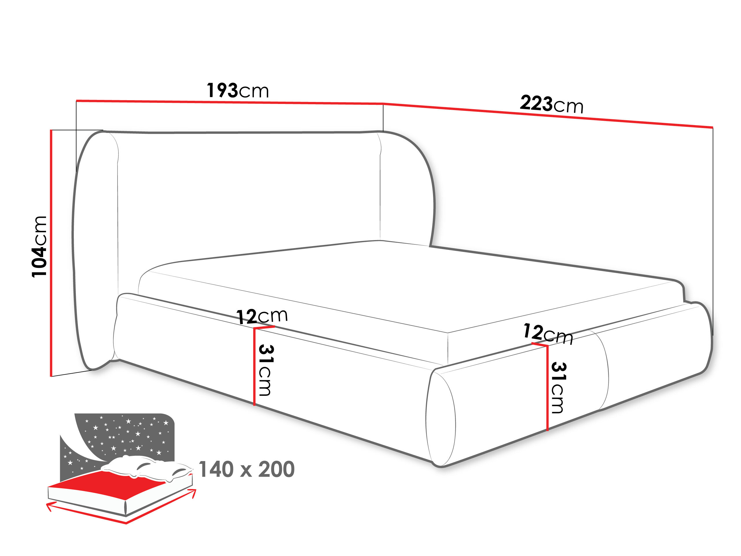 Cama TrendyNest Urbio (Bella 05)