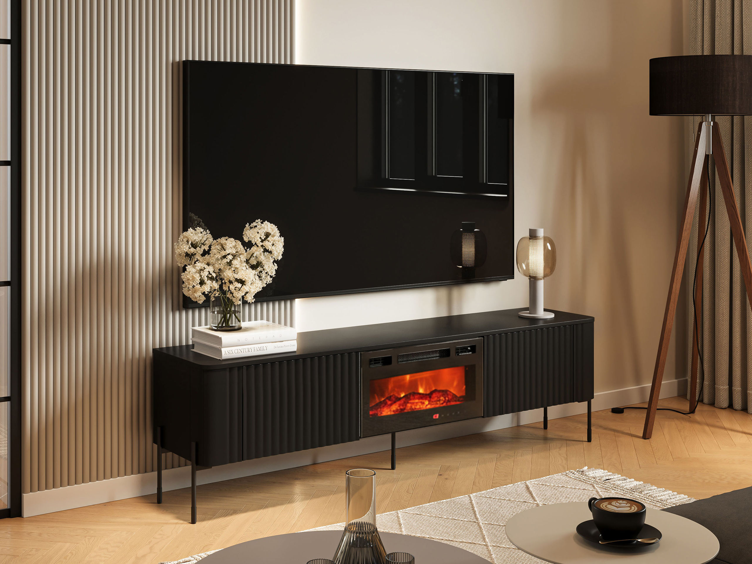 Mueble TV Mavnue 105 (Negro)