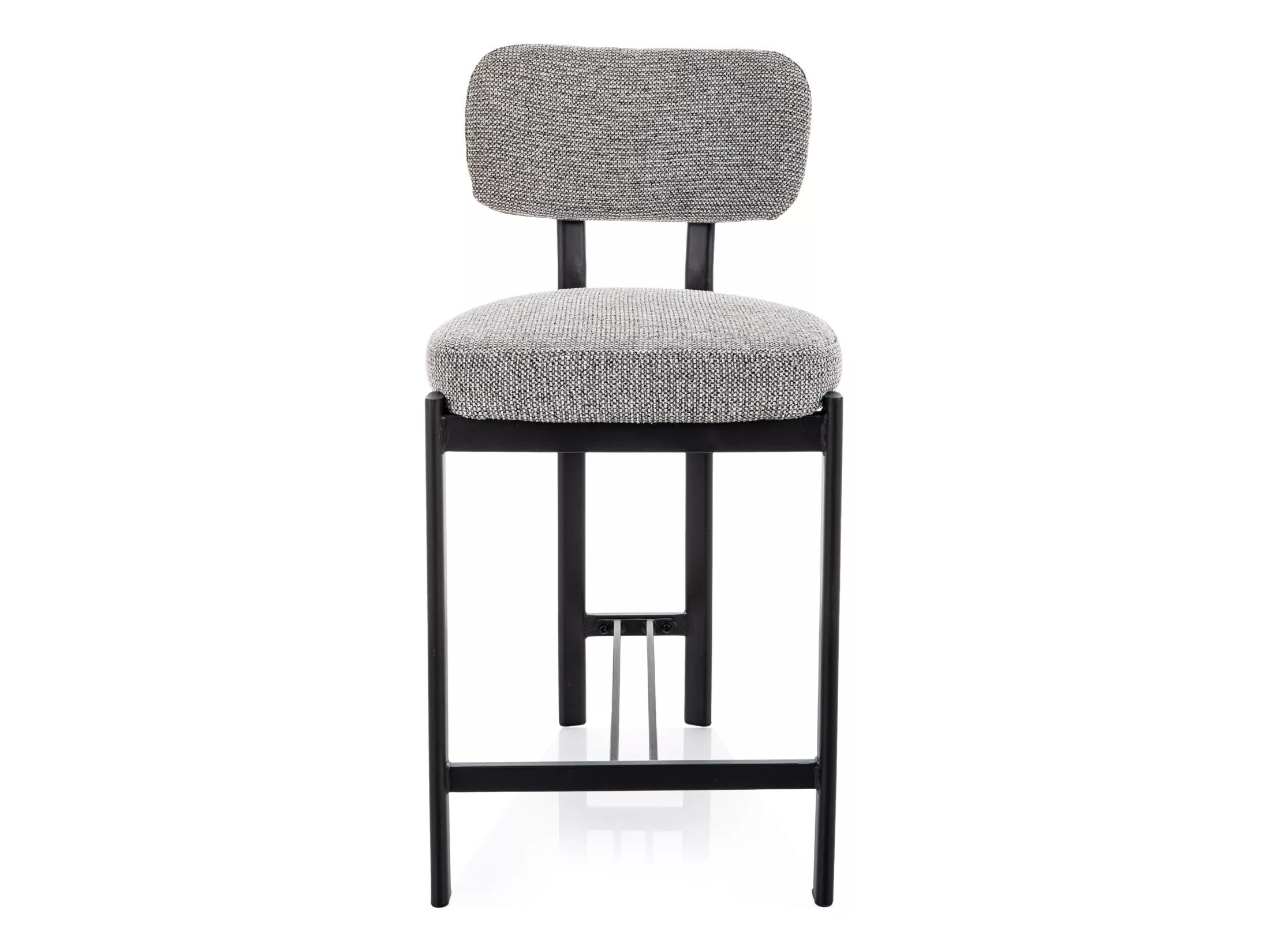 Silla de barra Detroit 956 (Gris claro + Negro mate)