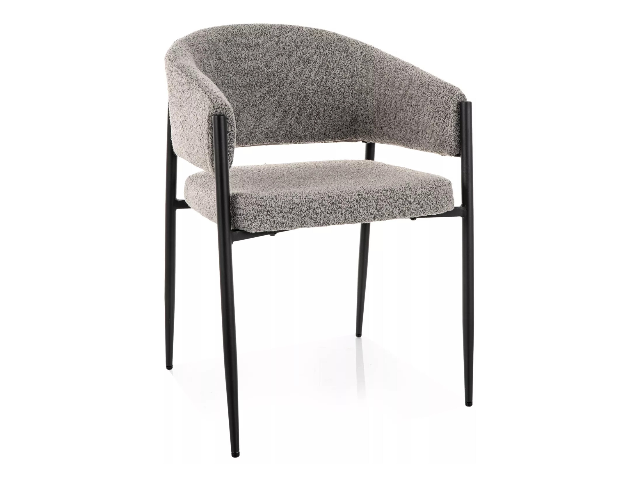 Silla Detroit 1053 (Gris + Mate Negro)