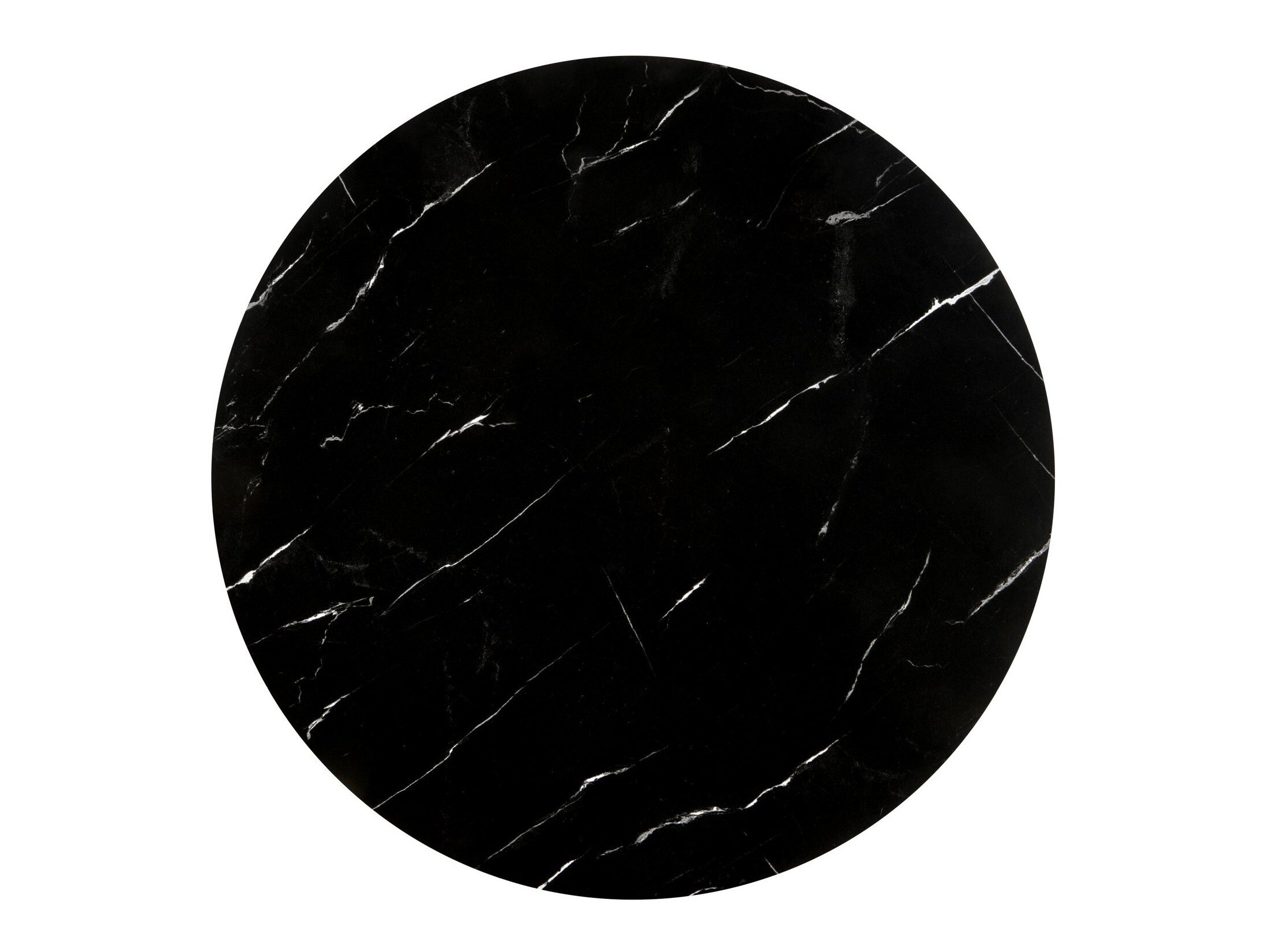 Conjunto mesa de centro Houston 2213 (Mármol negro + Dorado)
