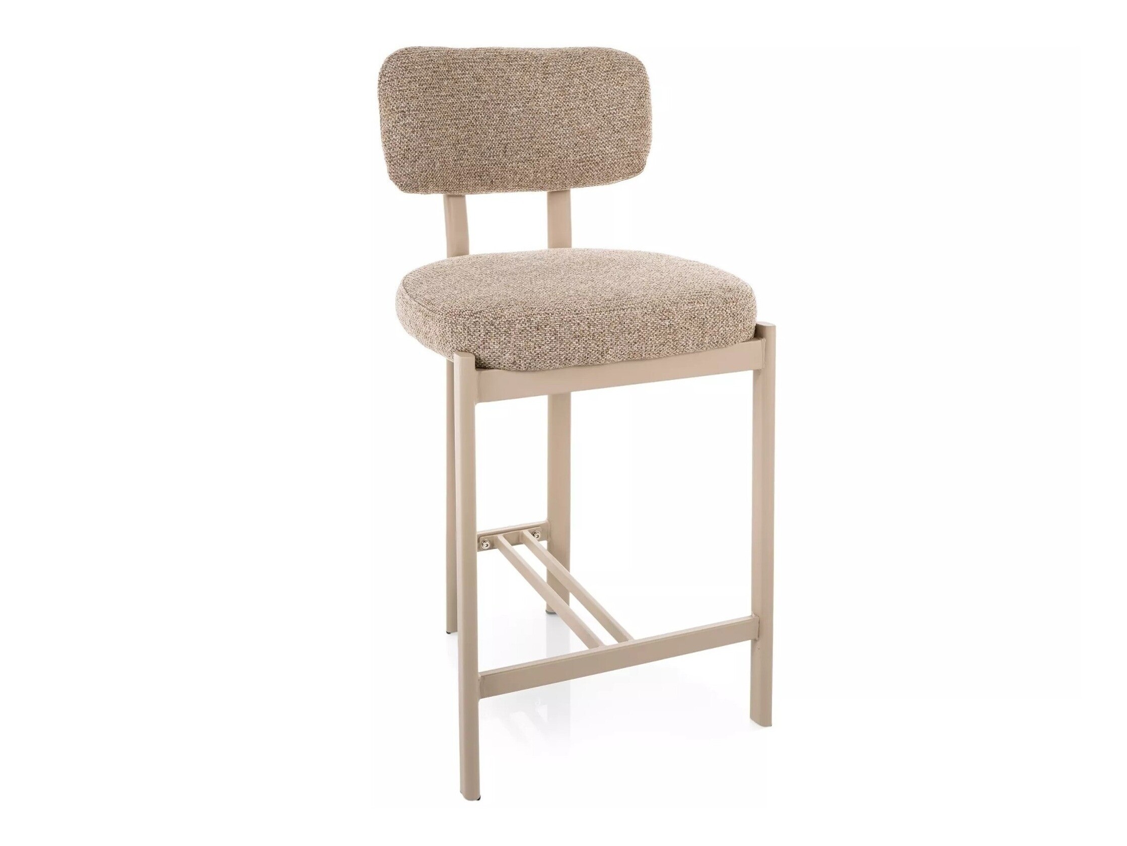 Silla de barra Detroit 956 (De color marrón claro + Cachemira)