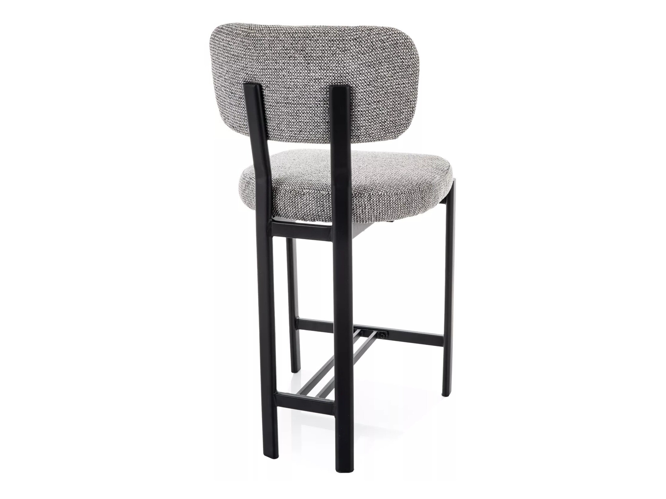 Silla de barra Detroit 956 (Gris claro + Negro mate)