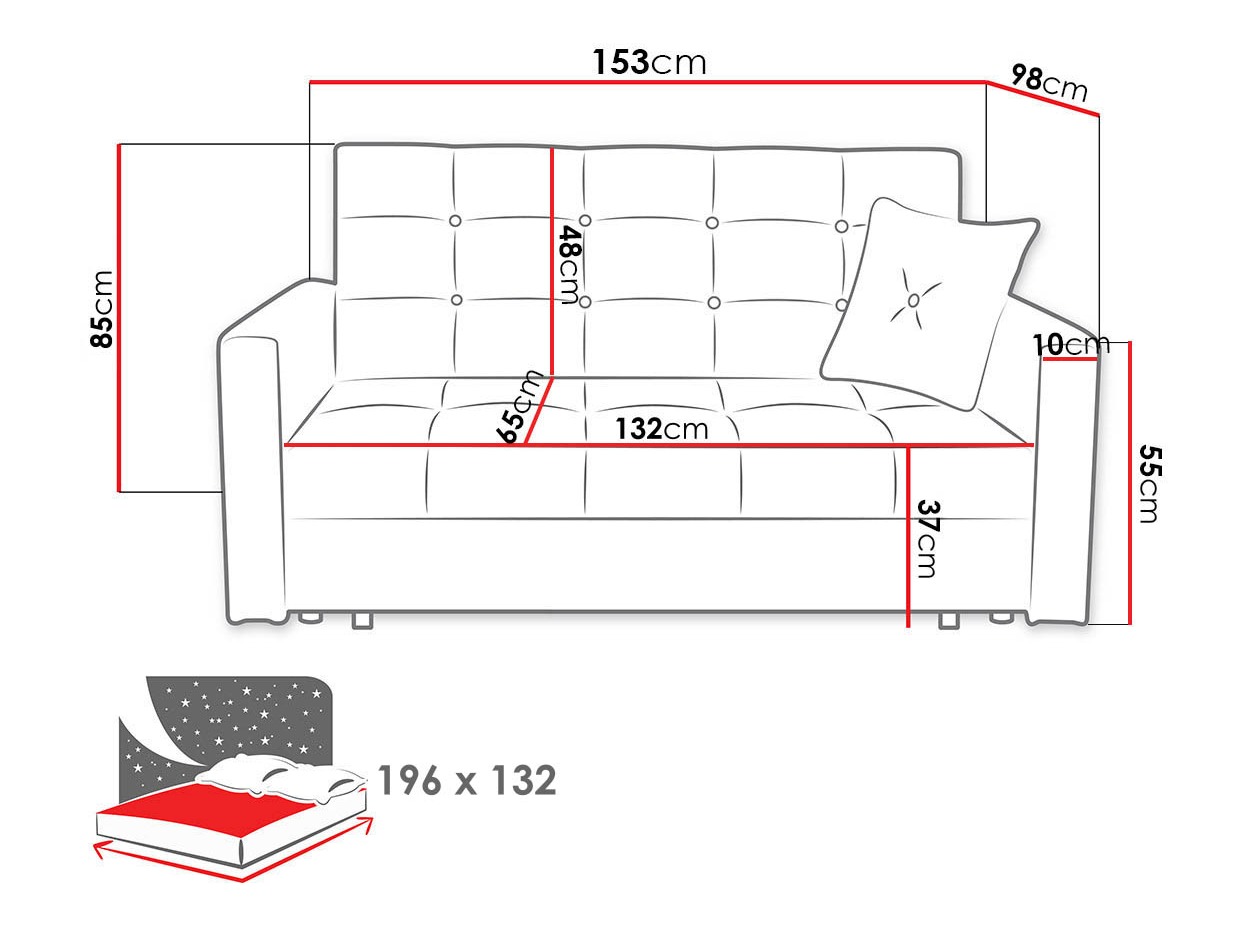 Sofá cama SP7240