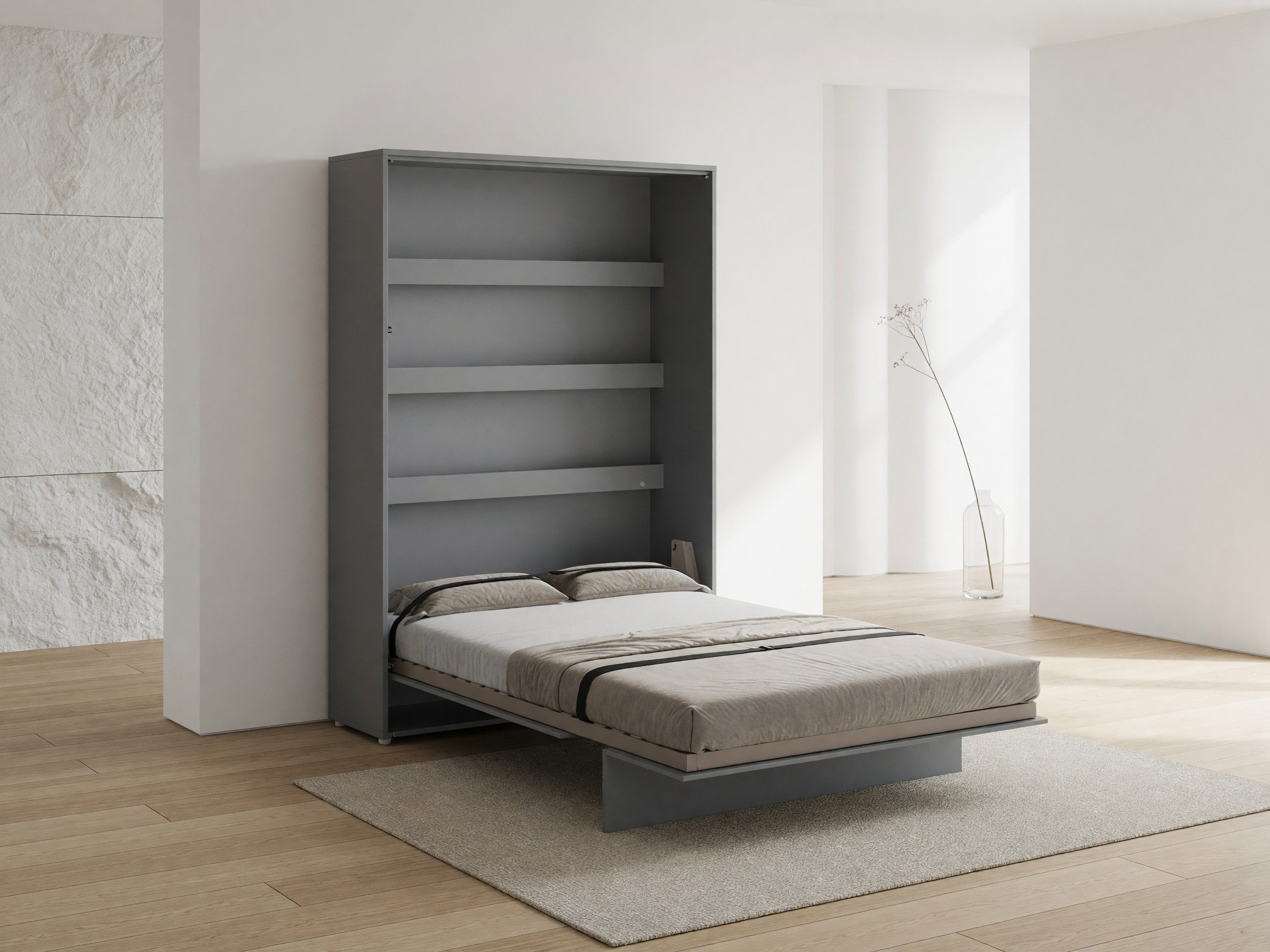 Cama plegable Concept Lenart (Gris)