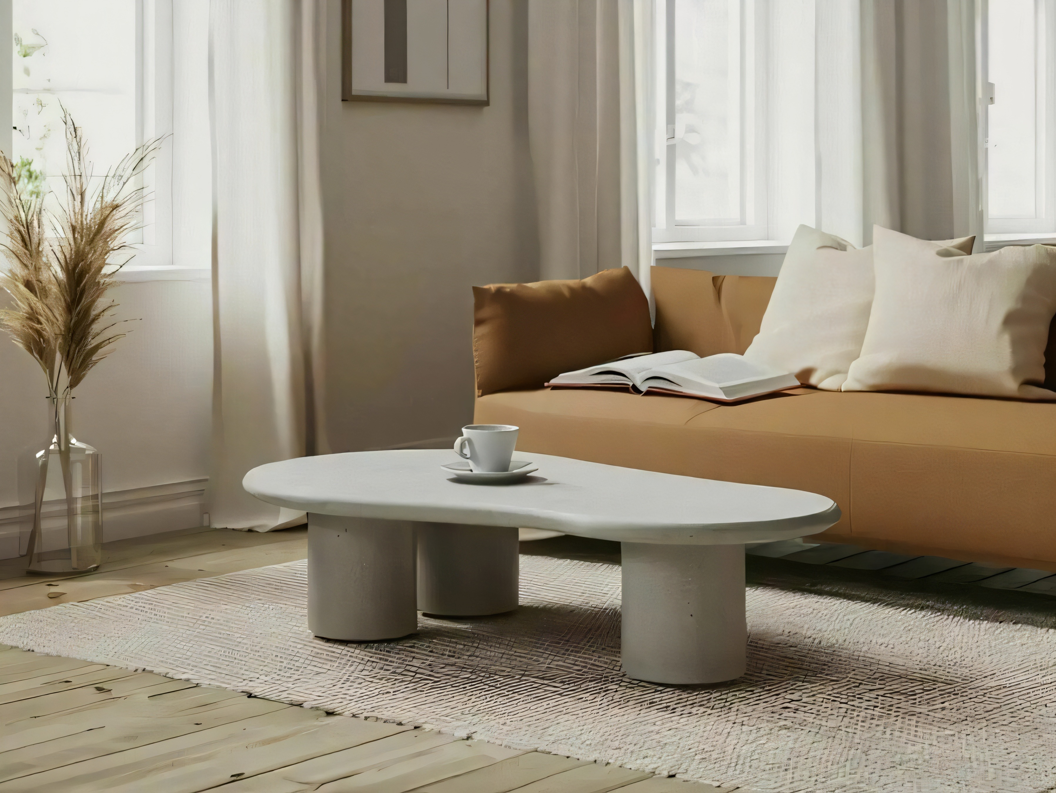 Mesa de centro Detroit 1060 (Gris claro)