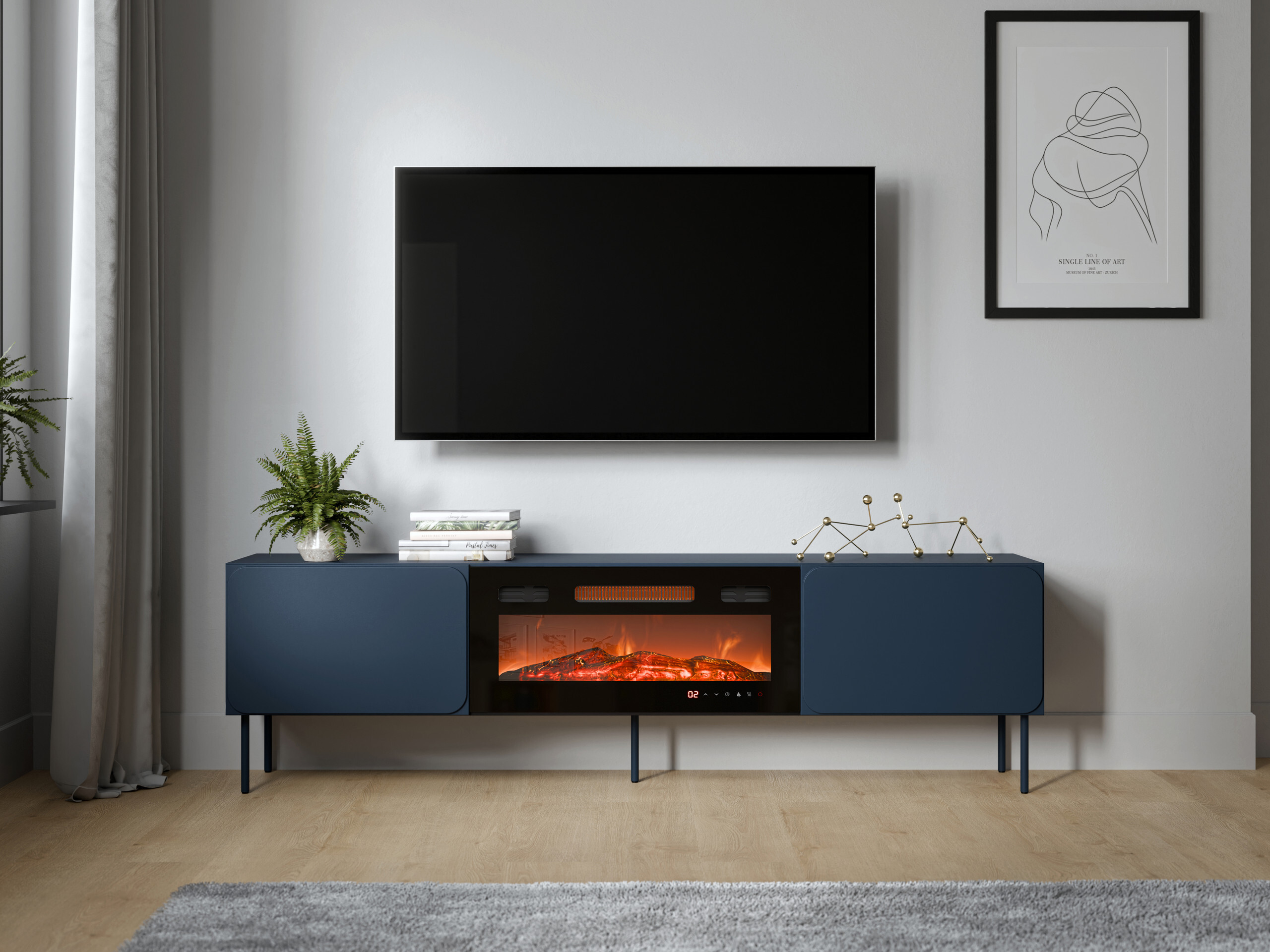 Mueble TV Fentore 104 (Índigo)