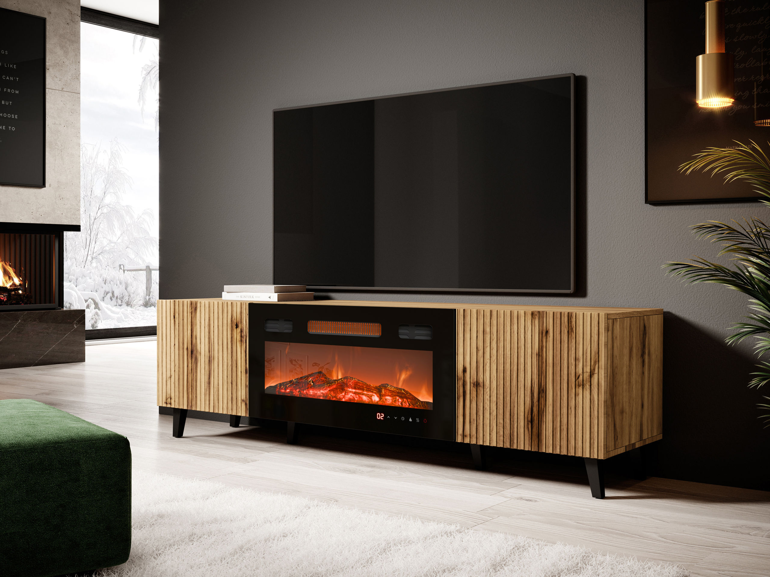 Mueble TV Comes II (Roble wotan)