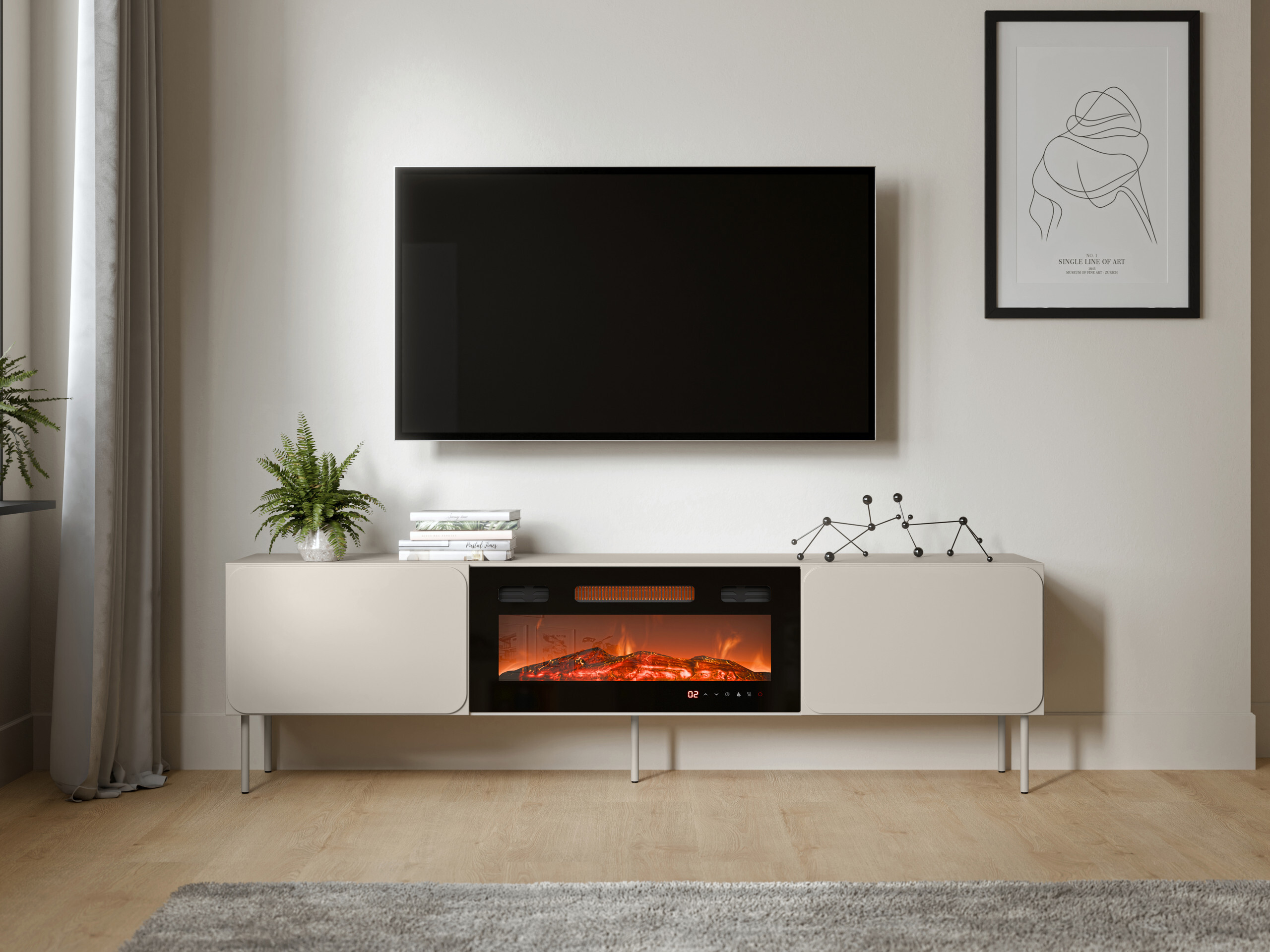 Mueble TV Fentore 104 (Cachemira)
