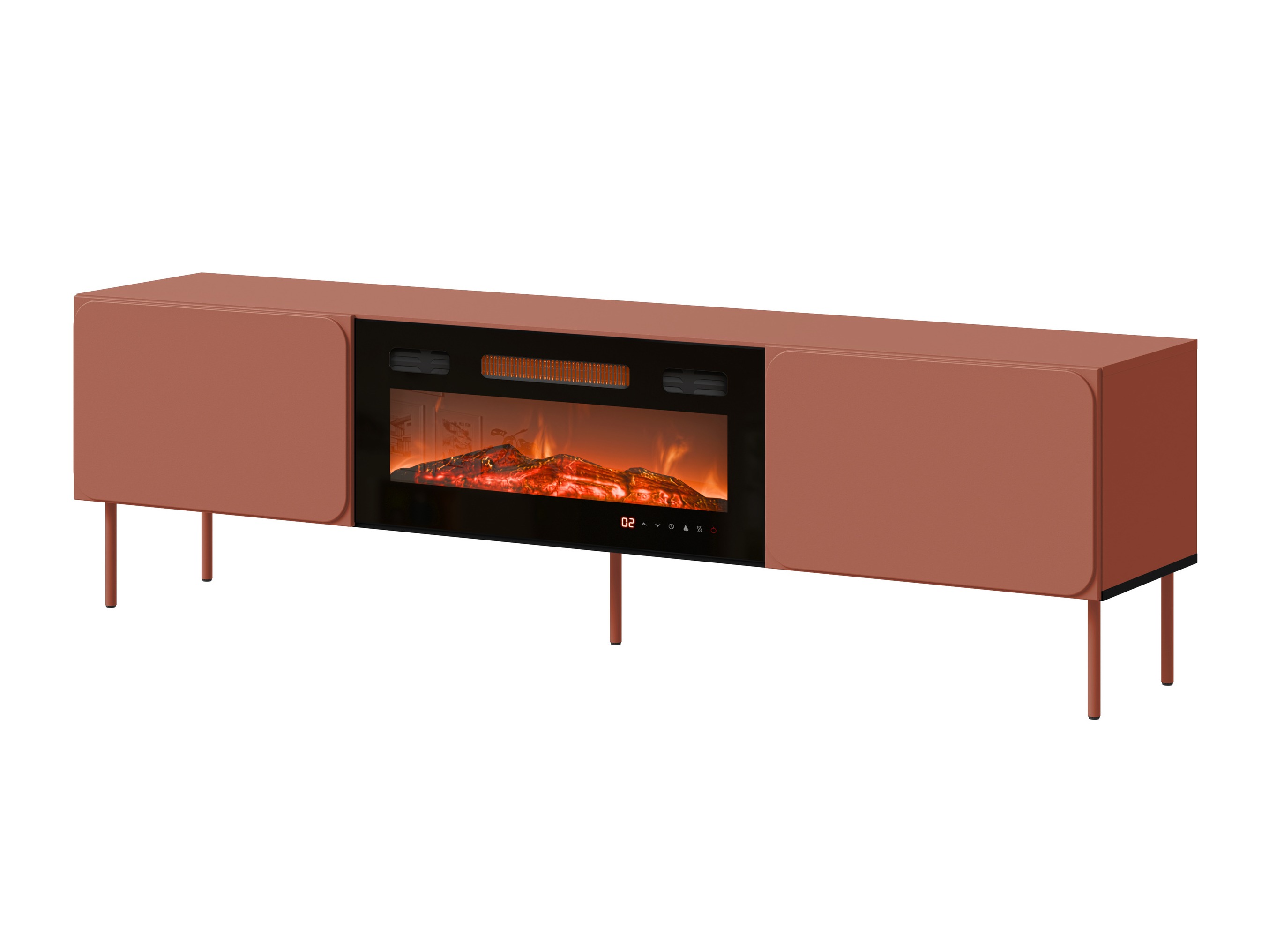Mueble TV Fentore 104 (Rojo)