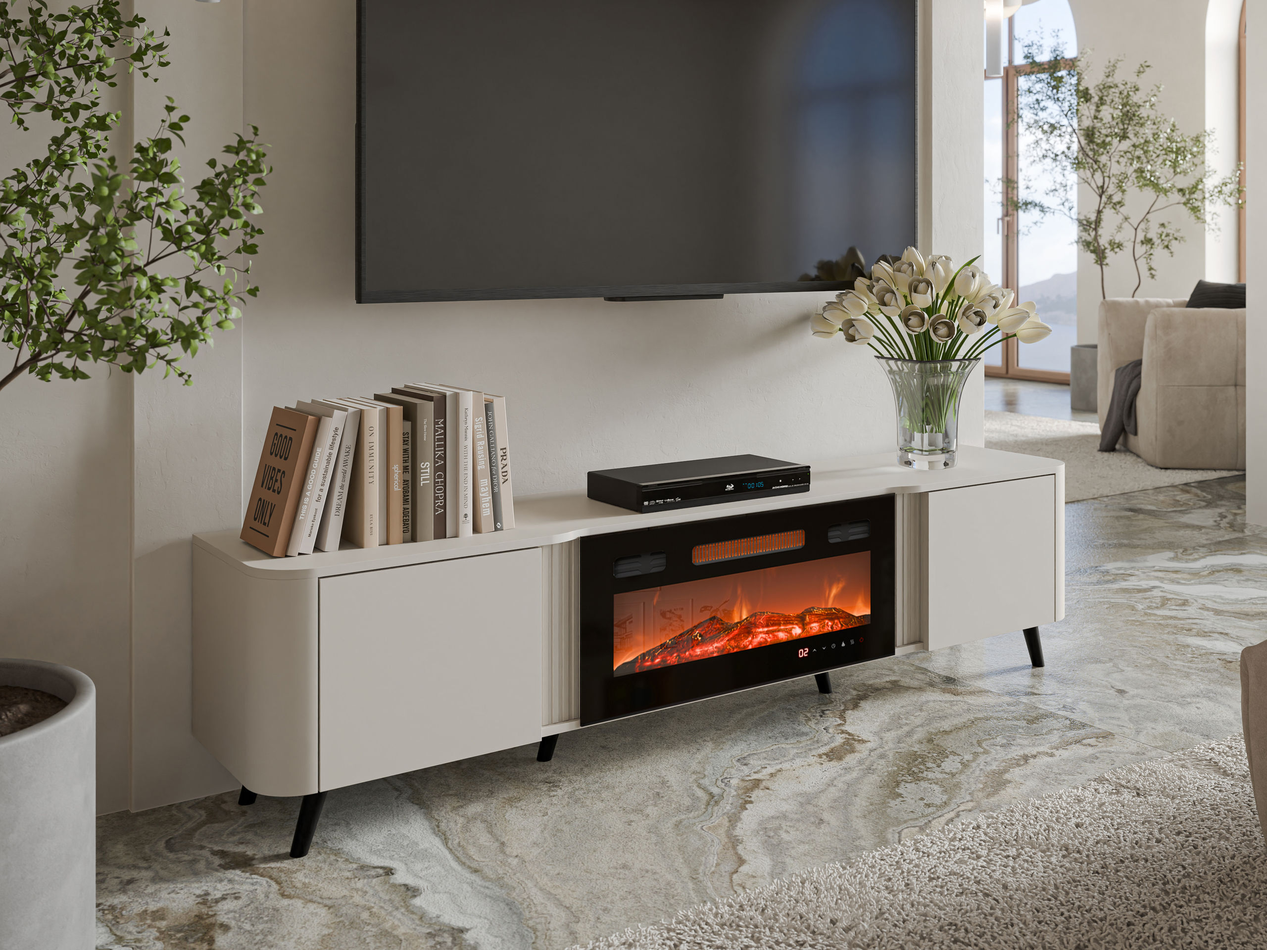 Mueble TV Modus (Cachemira + Negro)
