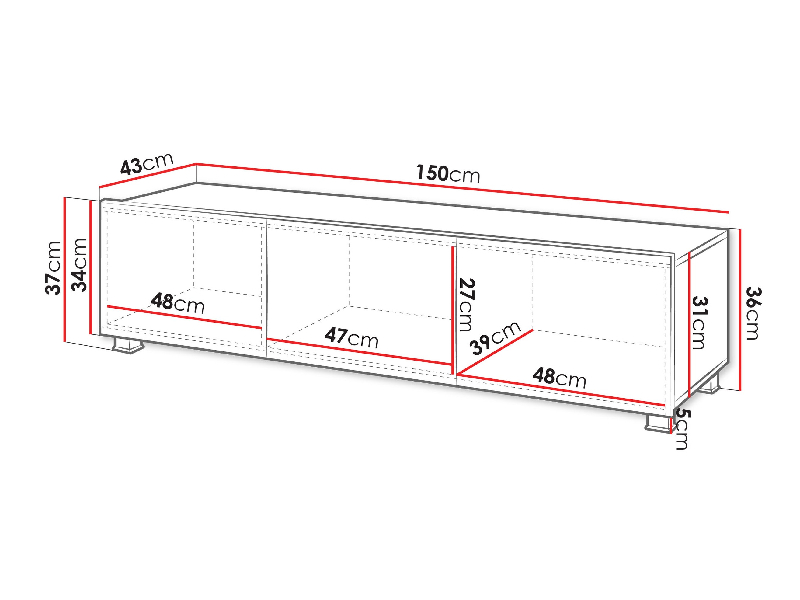 Mueble TV SP7268
