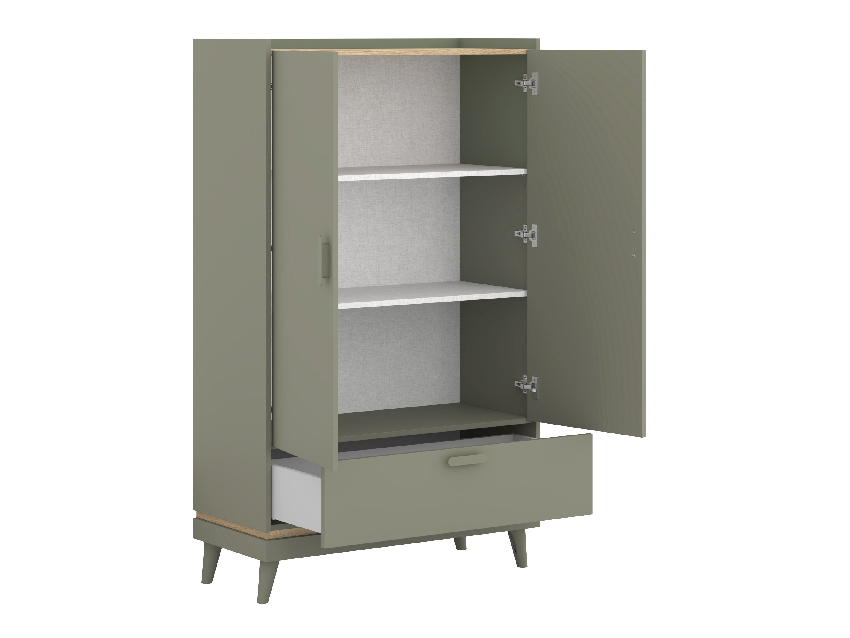 Estantería Fertalu 105 (Verde + Roble)