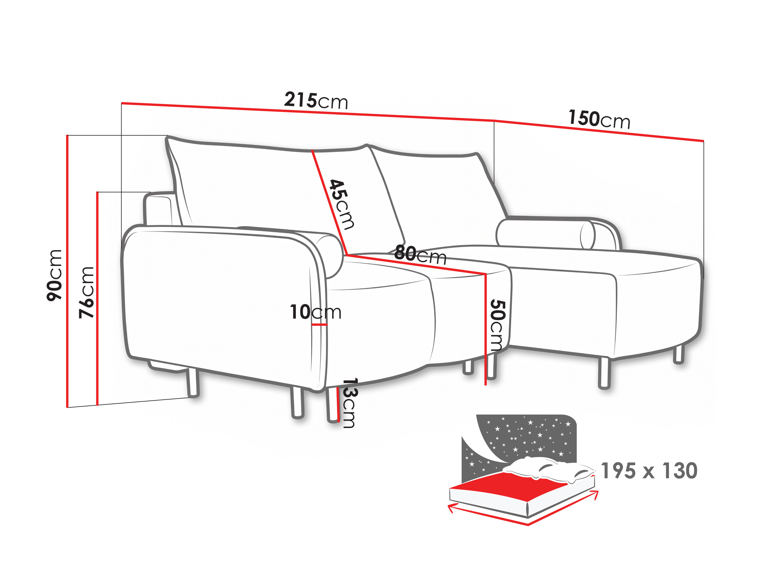 Sofá rinconero Lufkin 157 (Gerra 65)