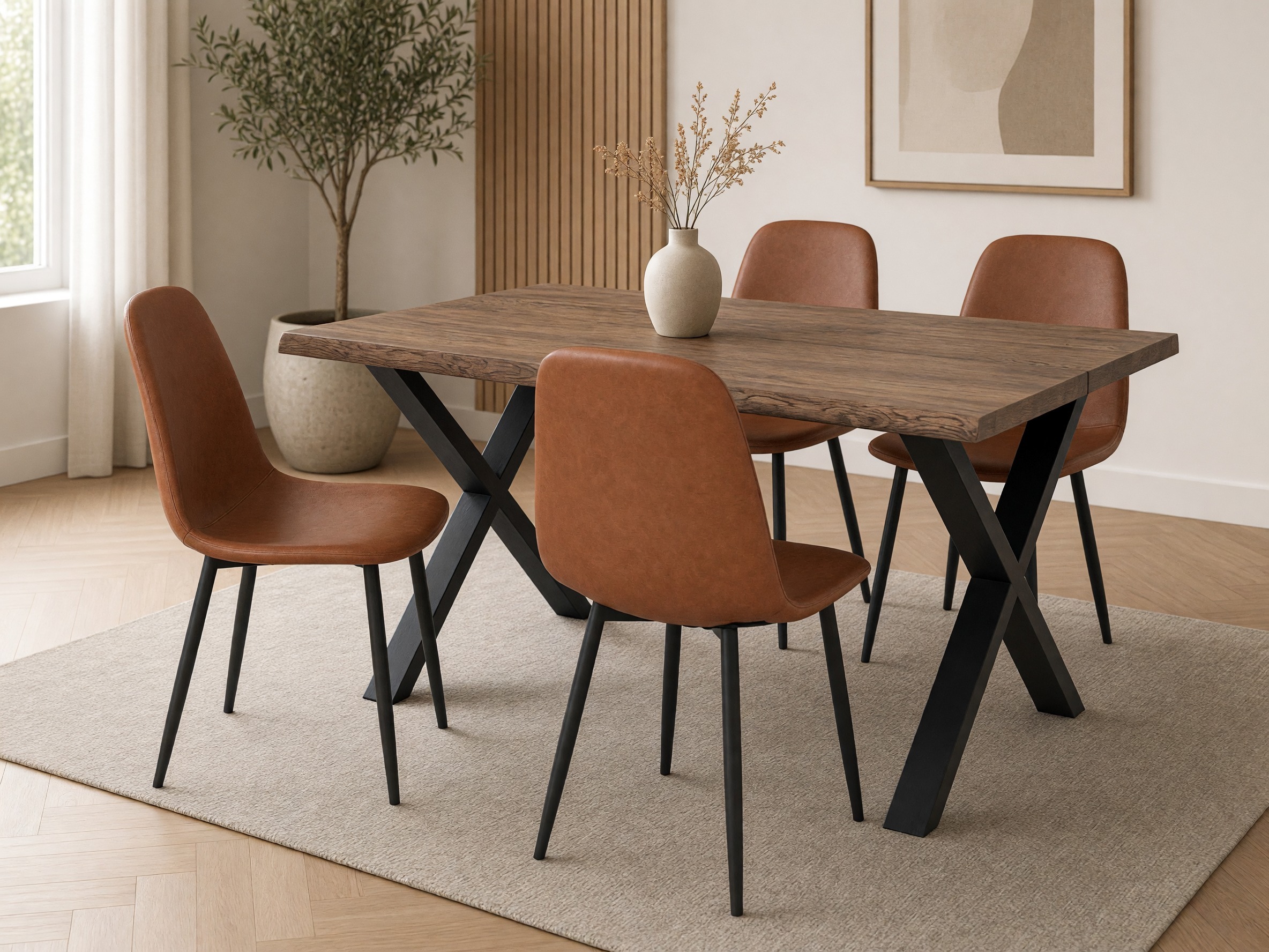 Conjunto de mesas y sillas para comedor Brea 350