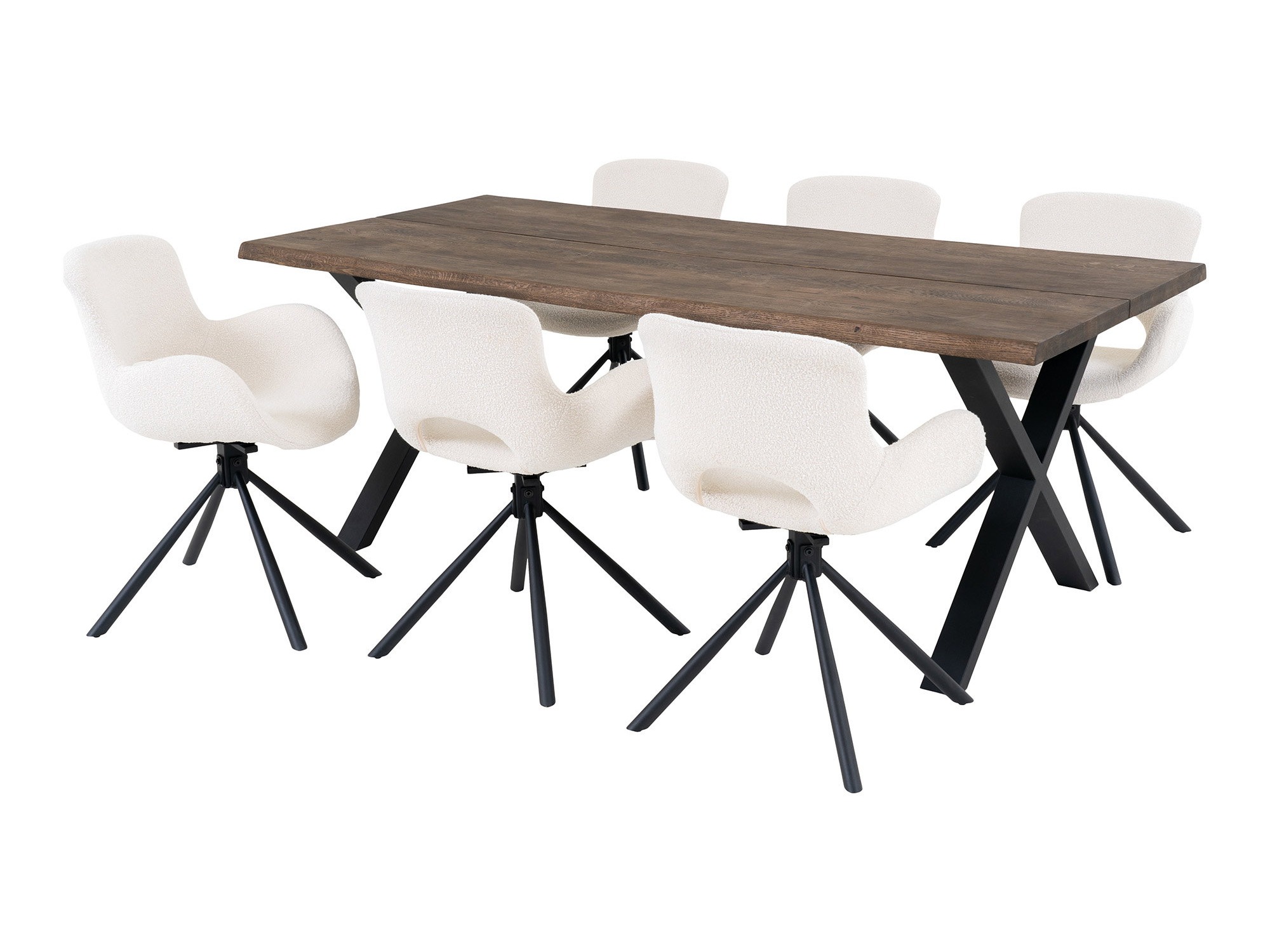 Conjunto de mesas y sillas para comedor Brea 351