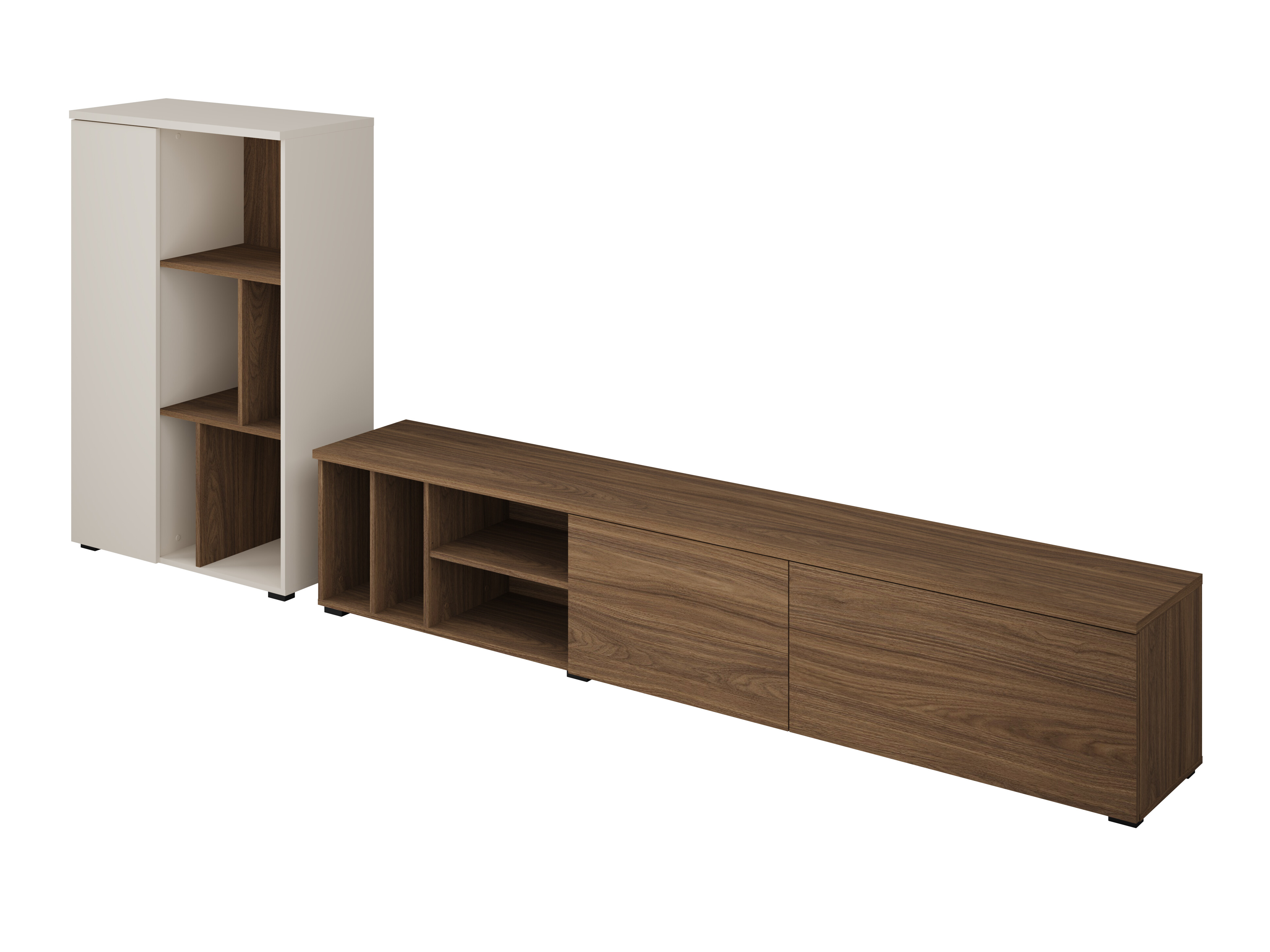 Conjunto de salón Austin 399 (Nogal + Cachemira)