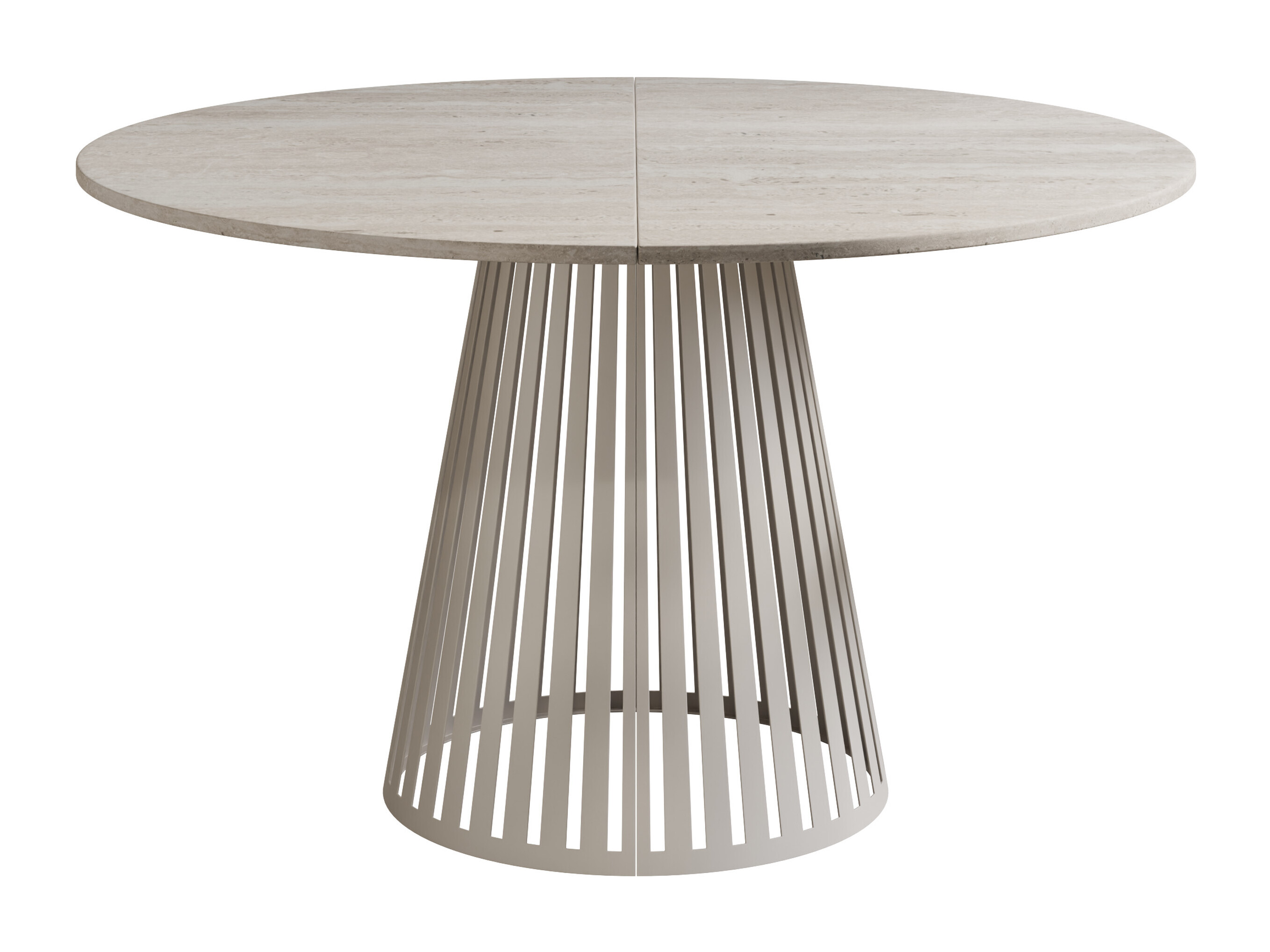 Mesa Prudentia (Claro Travertine + Cachemira)
