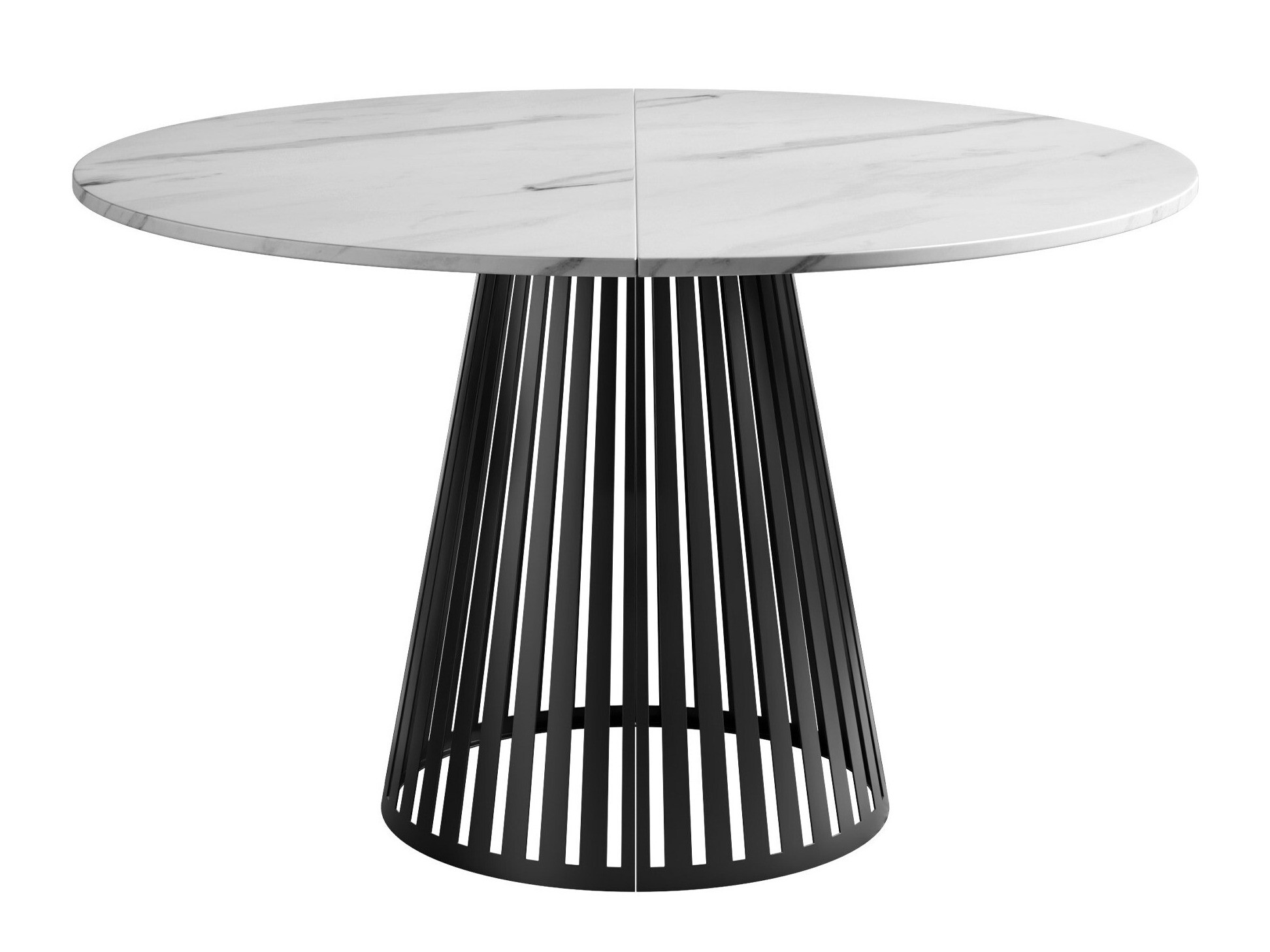 Mesa Prudentia (Mármol blanco + Negro)