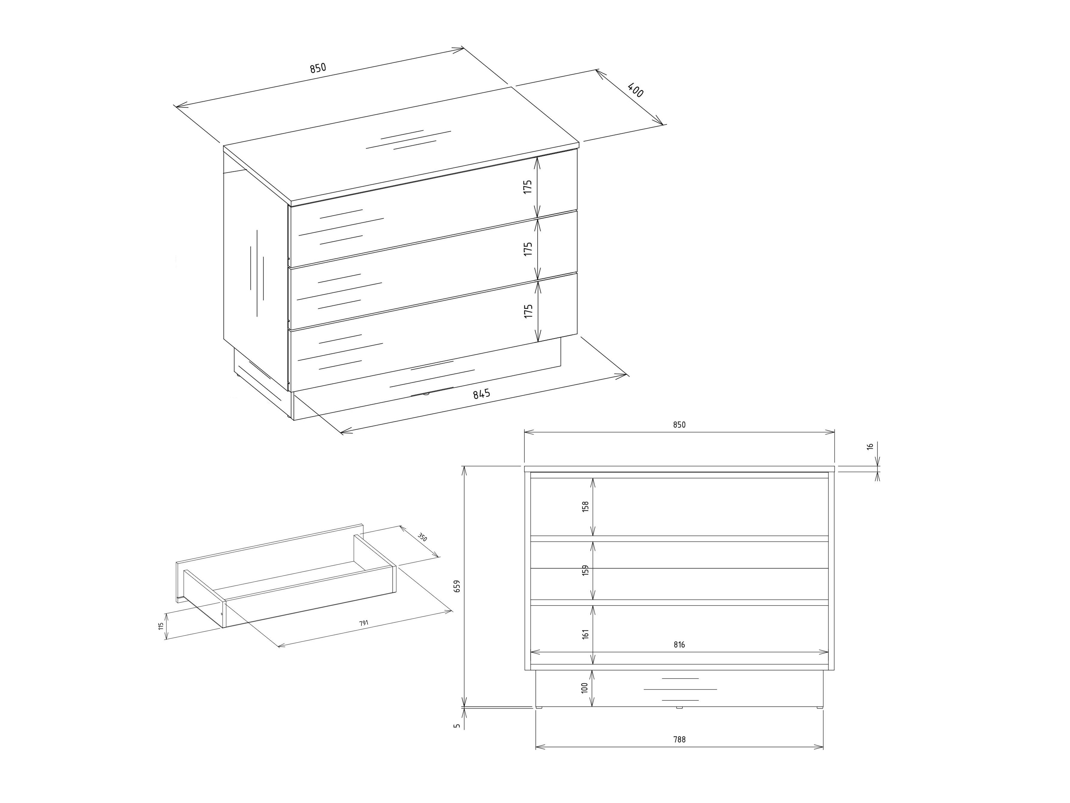 Cómoda Mandeville 405 (Cachemira)