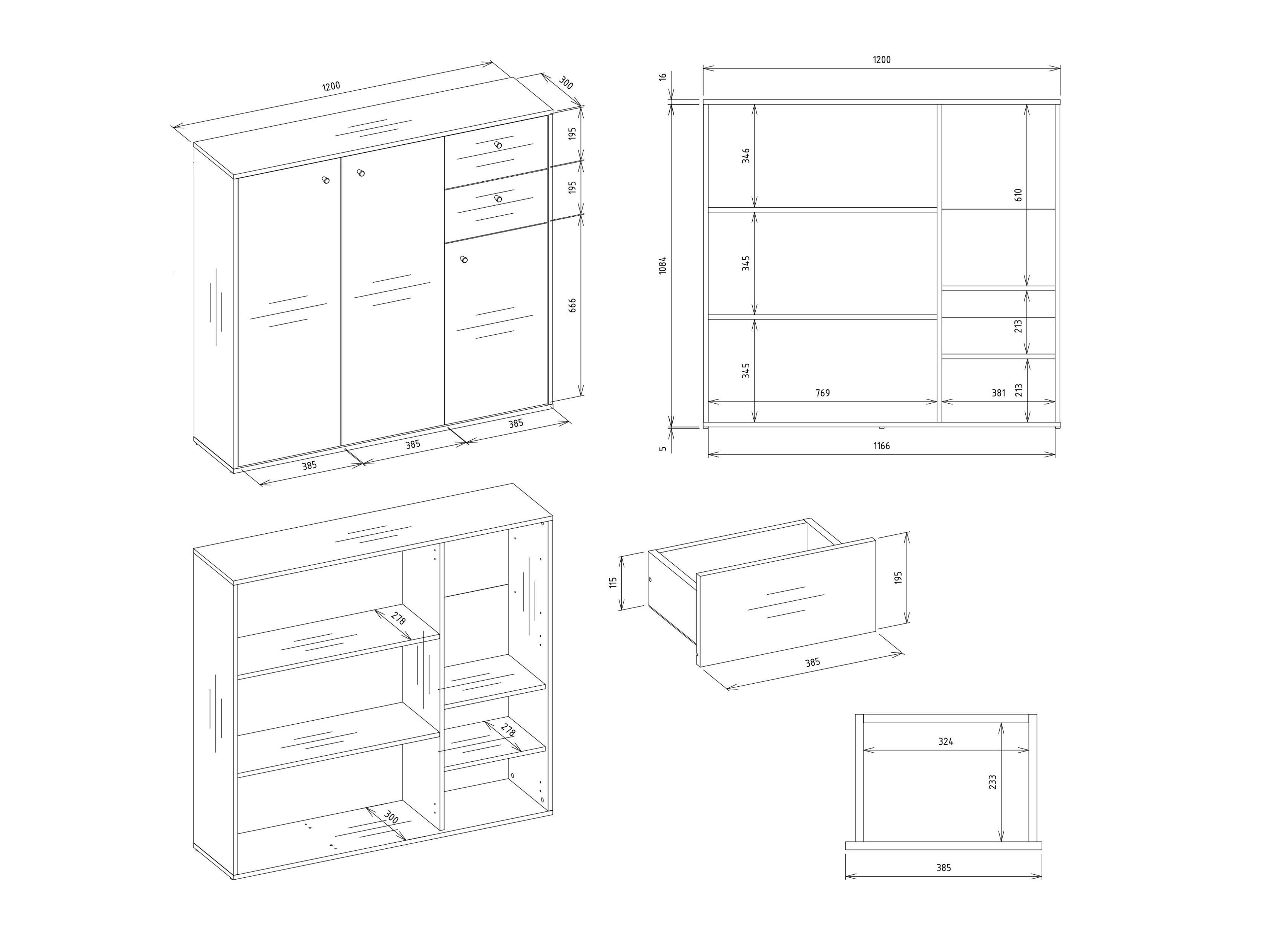 Cómoda Mandeville 407 (Blanco)