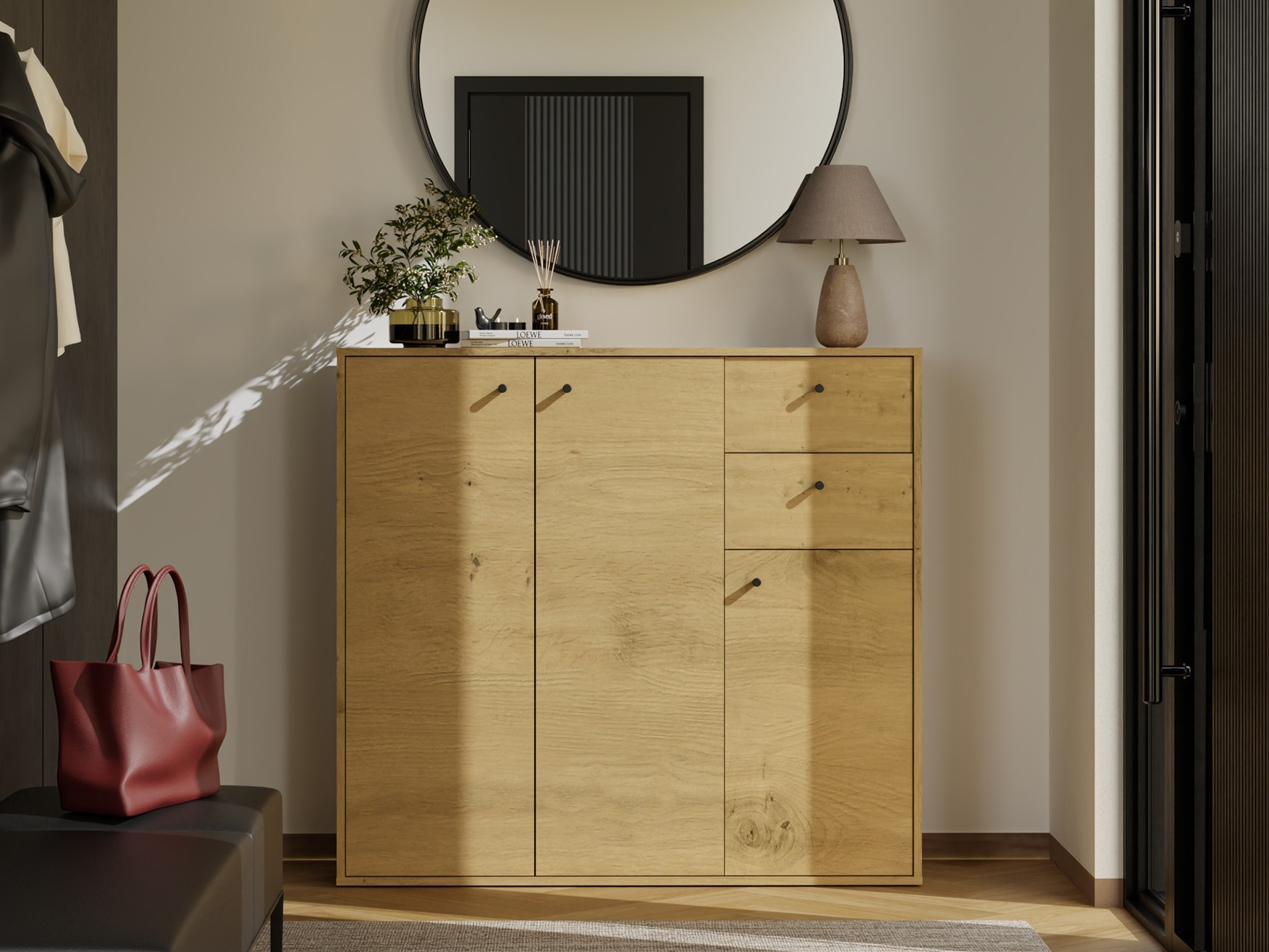 Cómoda Mandeville 407 (Roble Artisan)