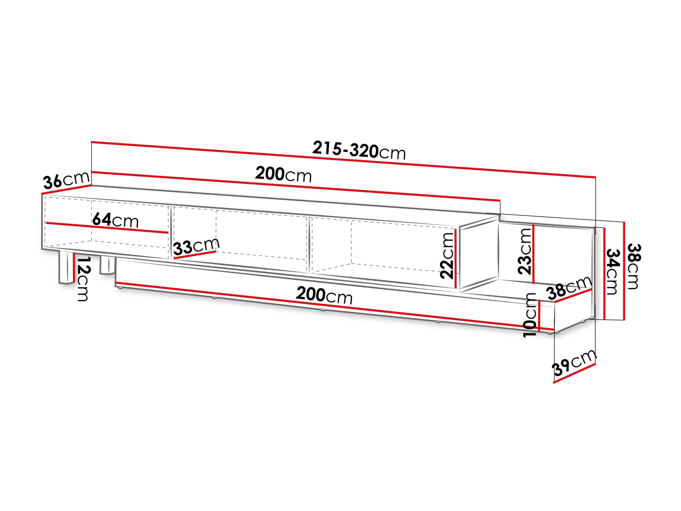 Mueble TV Charlotte 214