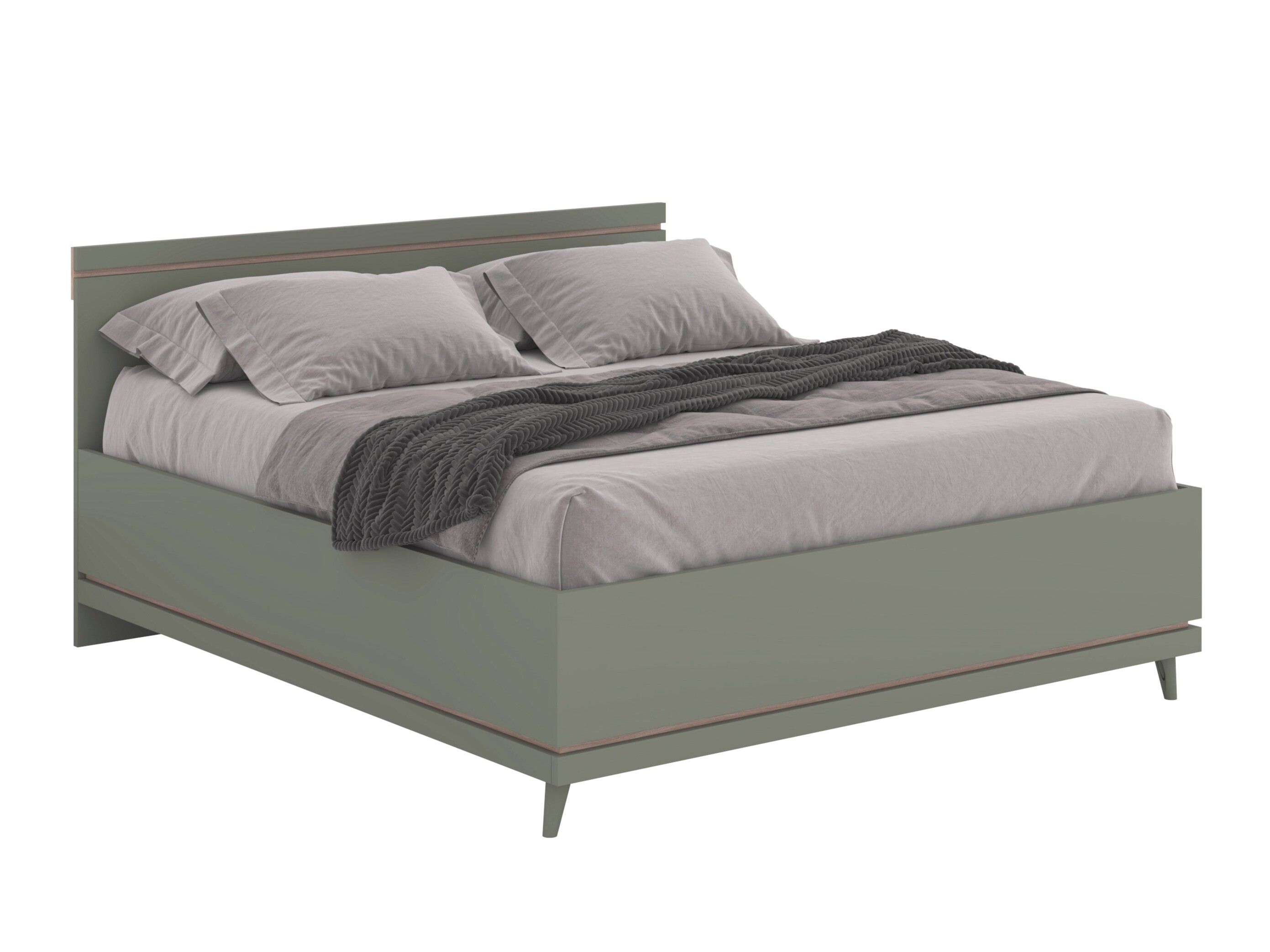 Cama Fertalu 107 (Verde + Roble)
