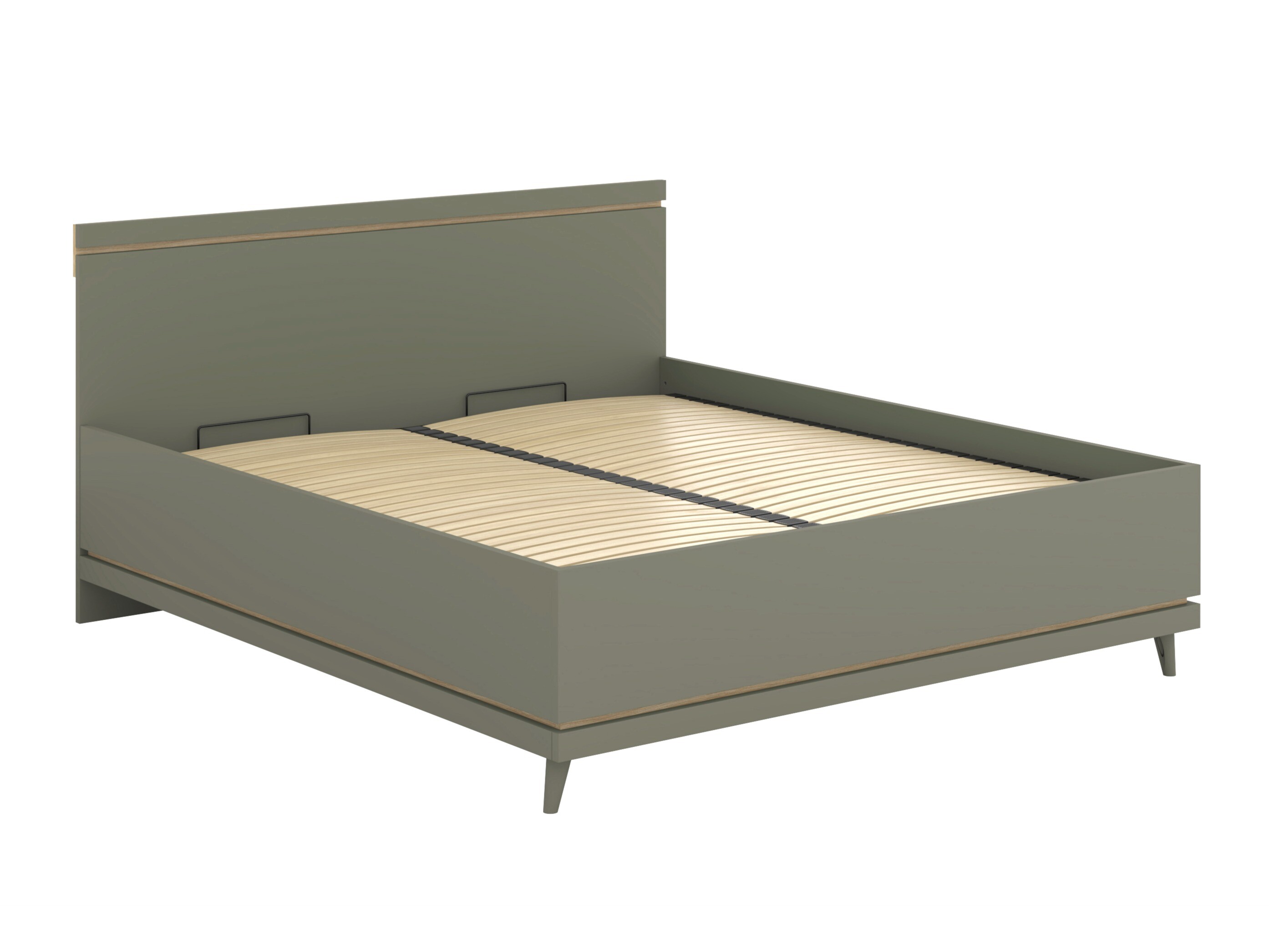 Cama Fertalu 107 (Verde + Roble)