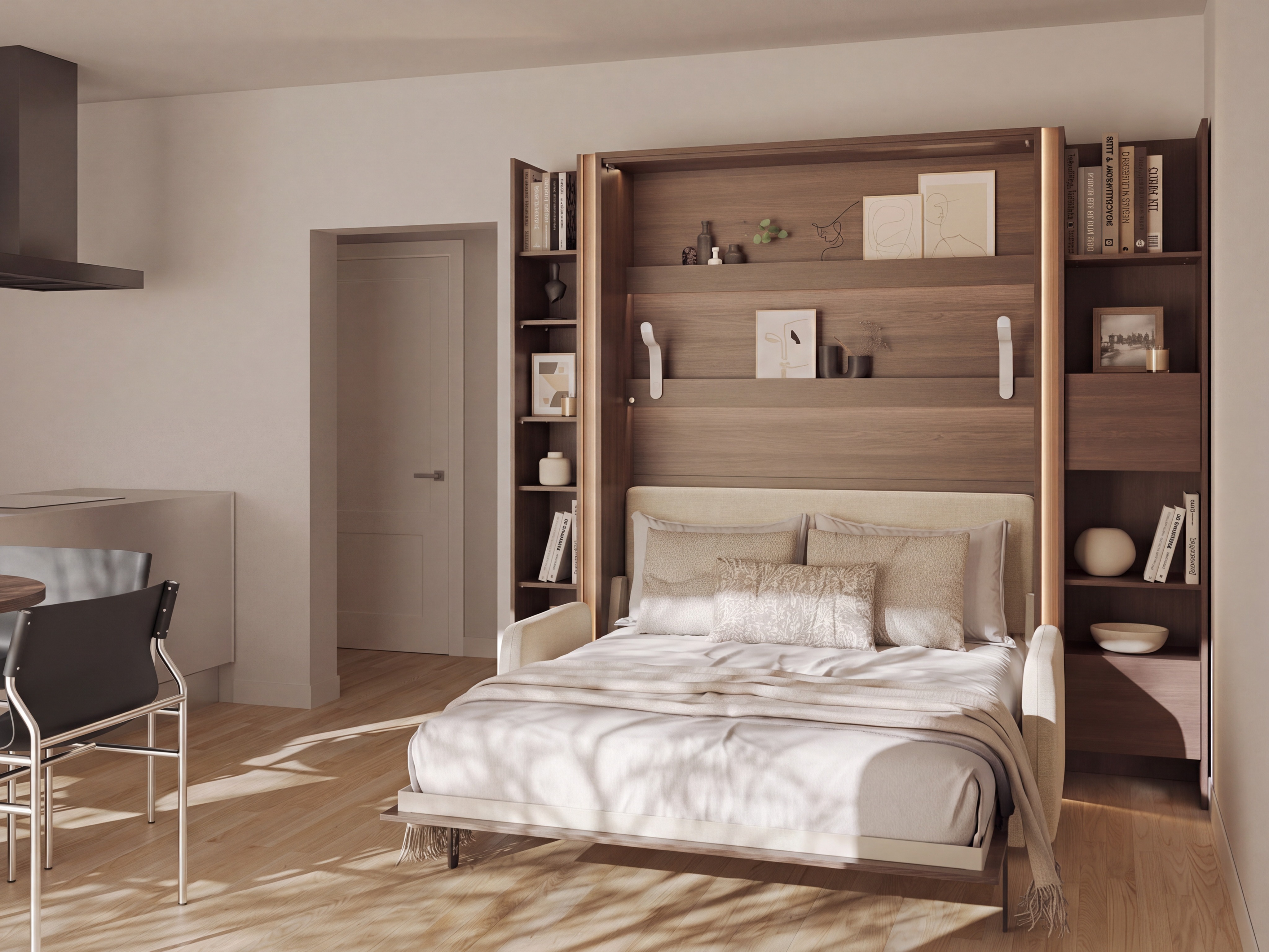 Cama plegable Concept Lenart IX (Roble oscuro)